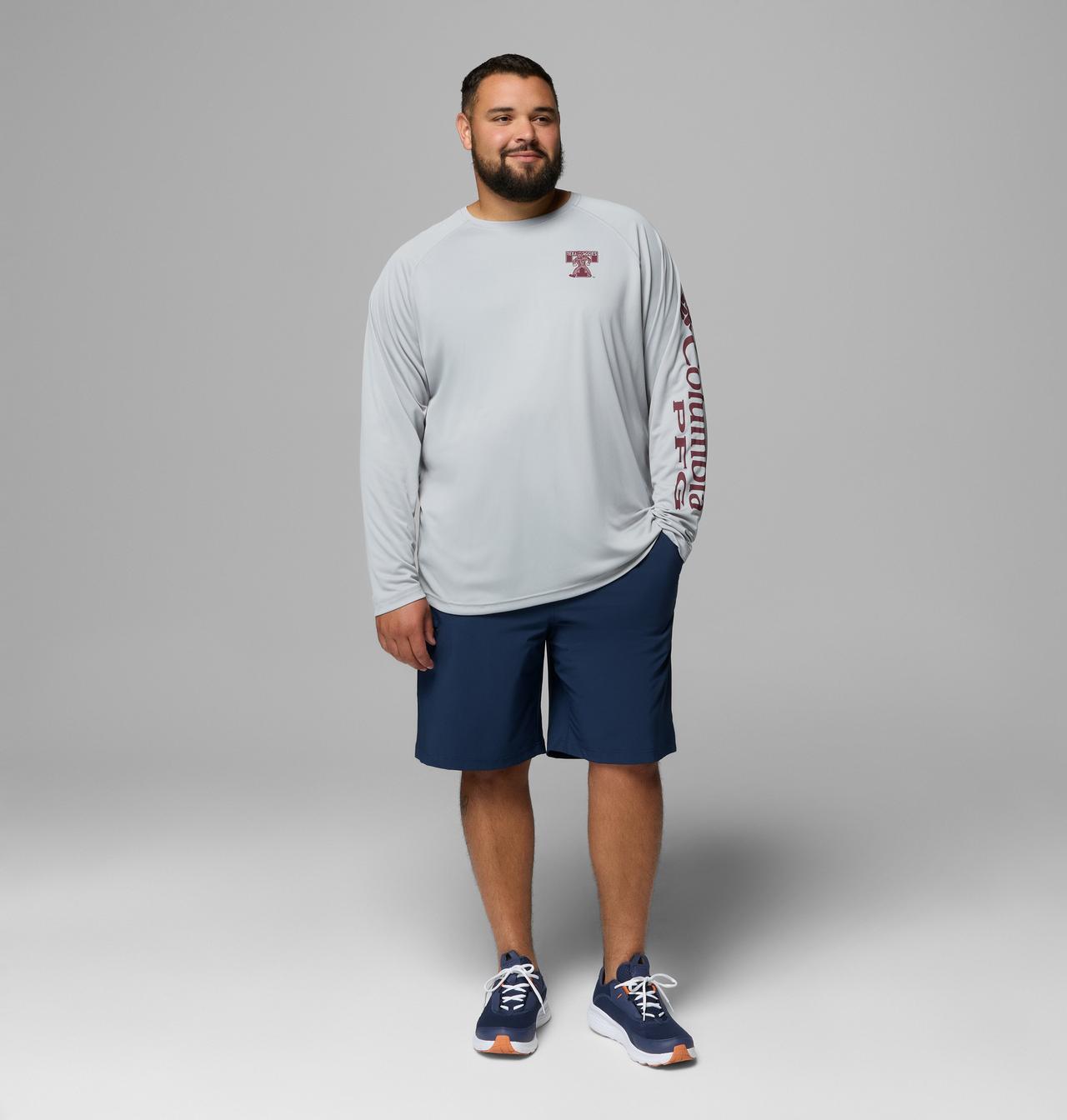 Men's Collegiate PFG Terminal Tackle™ Long Sleeve Shirt - Big - Texas A&M 2