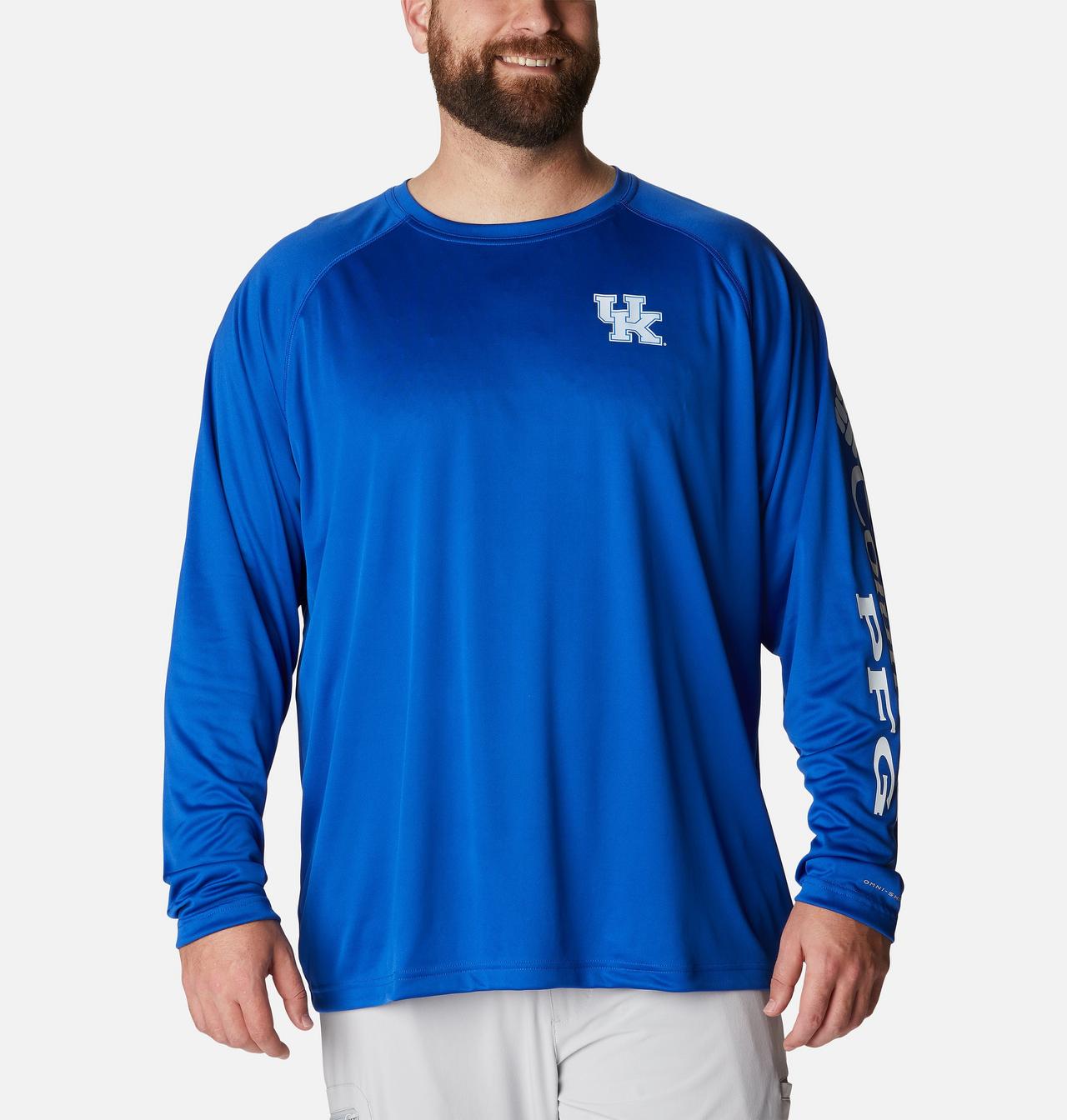 Men's Collegiate PFG Terminal Tackle™ Long Sleeve Shirt - Big - Kentucky 1