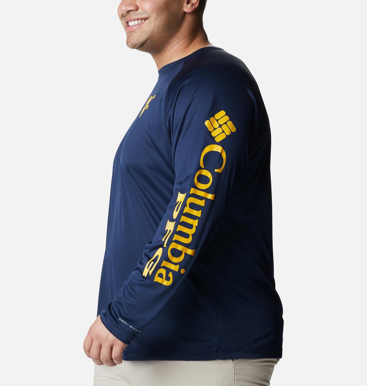 Men's Collegiate PFG Terminal Tackle™ Long Sleeve Shirt - Big - West Virginia 3