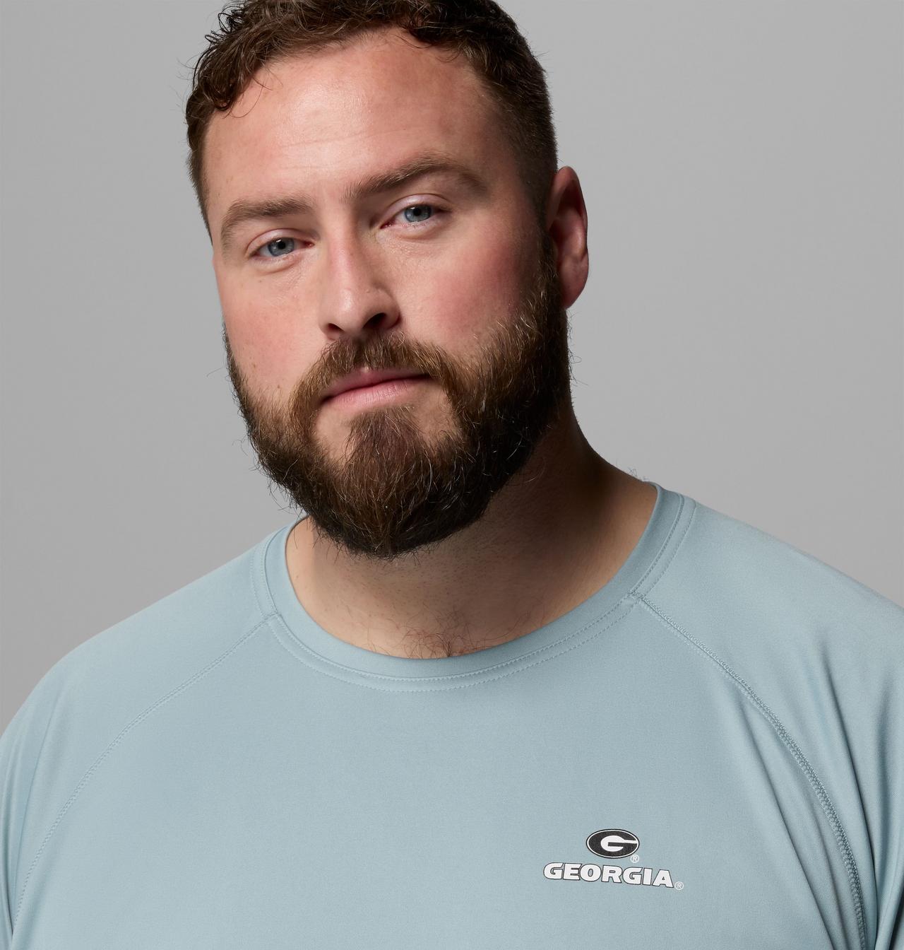 Men's Collegiate PFG Terminal Tackle™ Long Sleeve Shirt - Big - Georgia 5