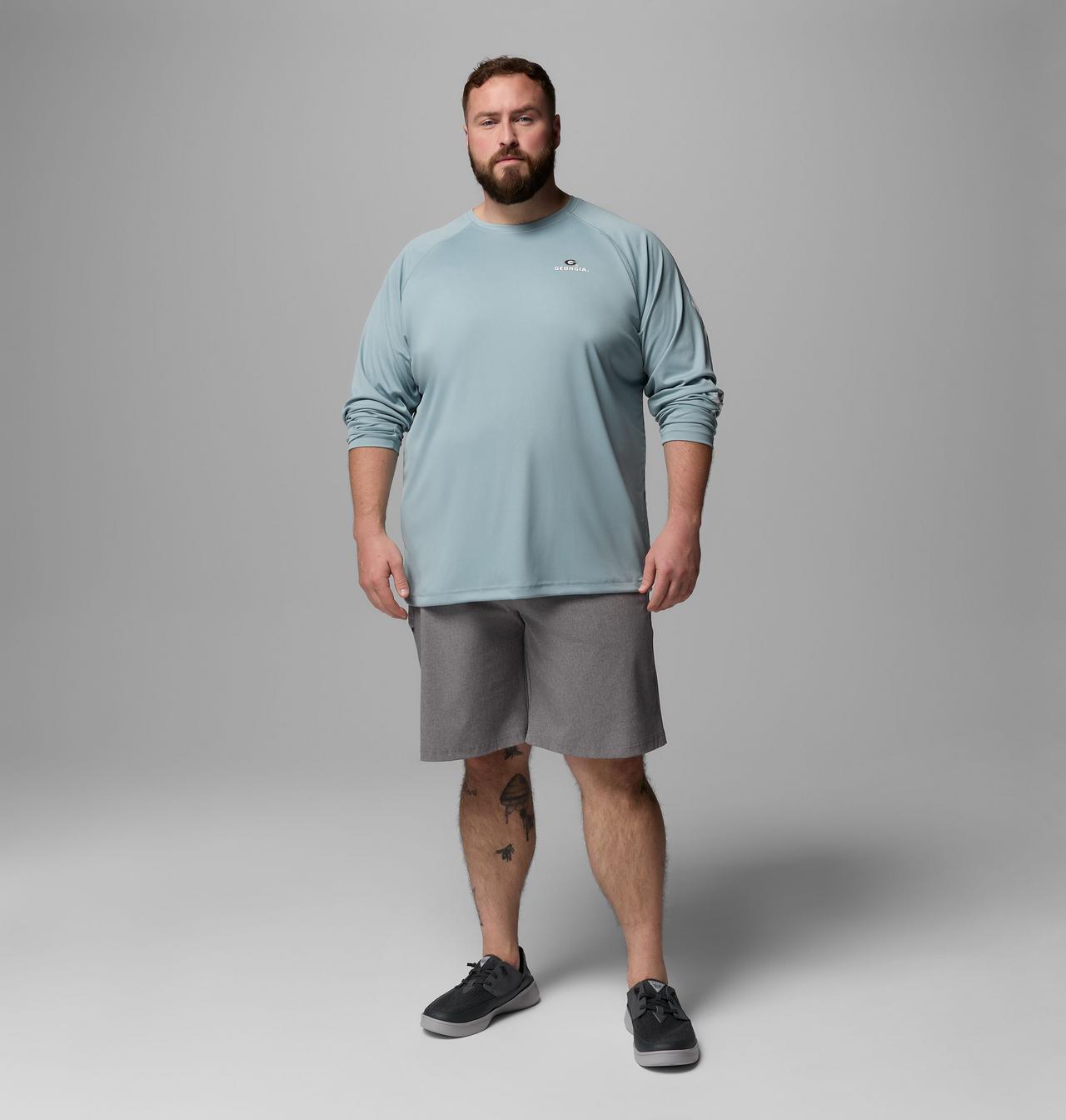 Men's Collegiate PFG Terminal Tackle™ Long Sleeve Shirt - Big - Georgia 2