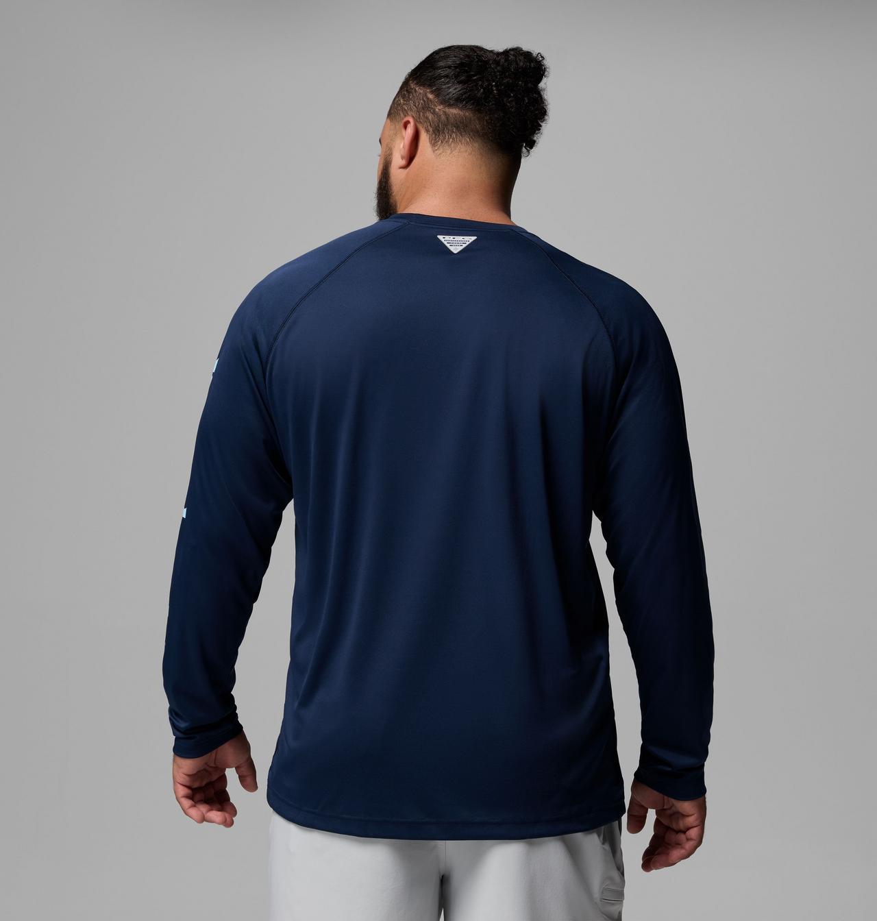 Men's Collegiate PFG Terminal Tackle Long Sleeve Shirt - Big - North Carolina 3