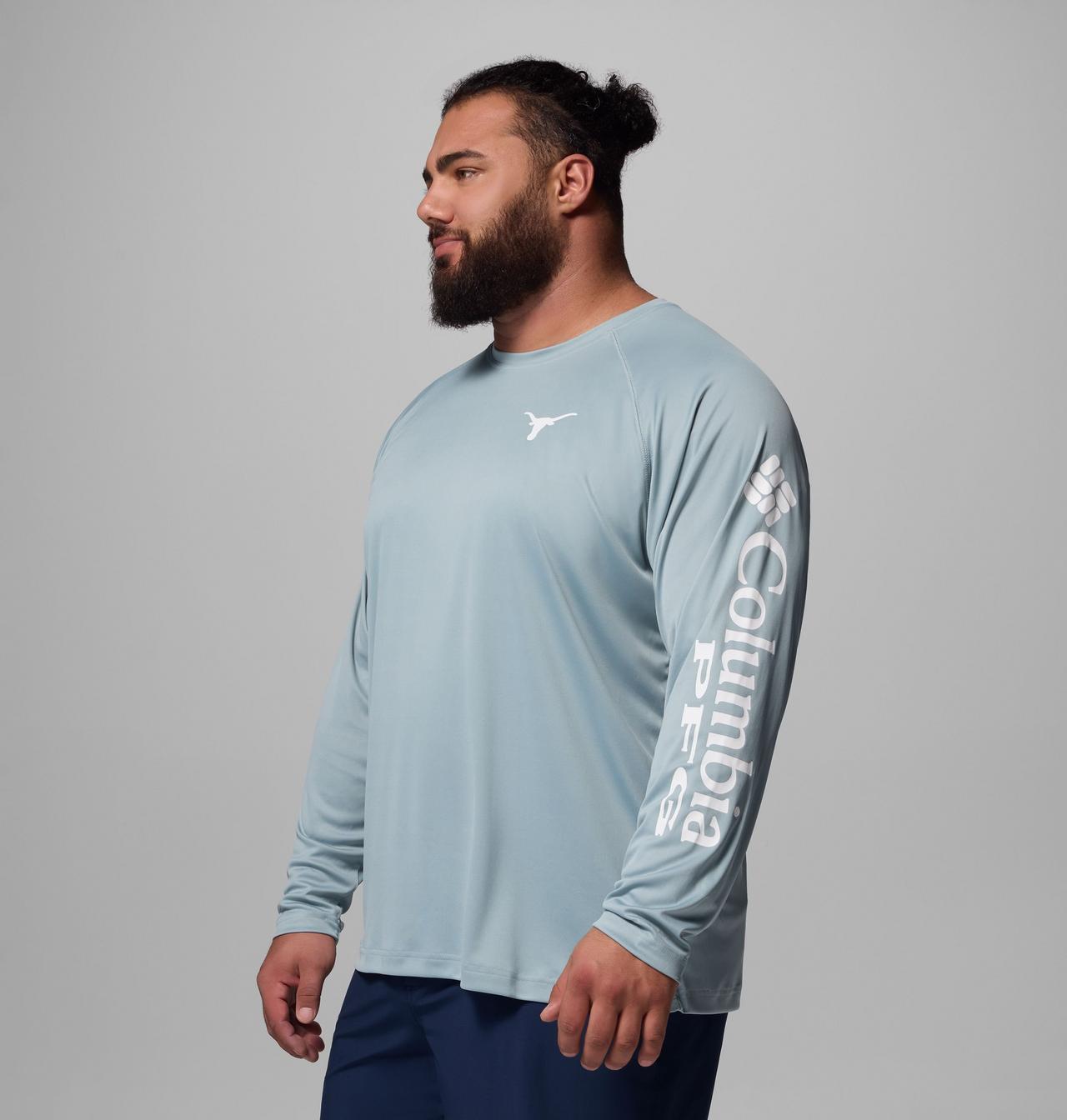 Men's Collegiate PFG Terminal Tackle™ Long Sleeve Shirt - Big - Texas 4