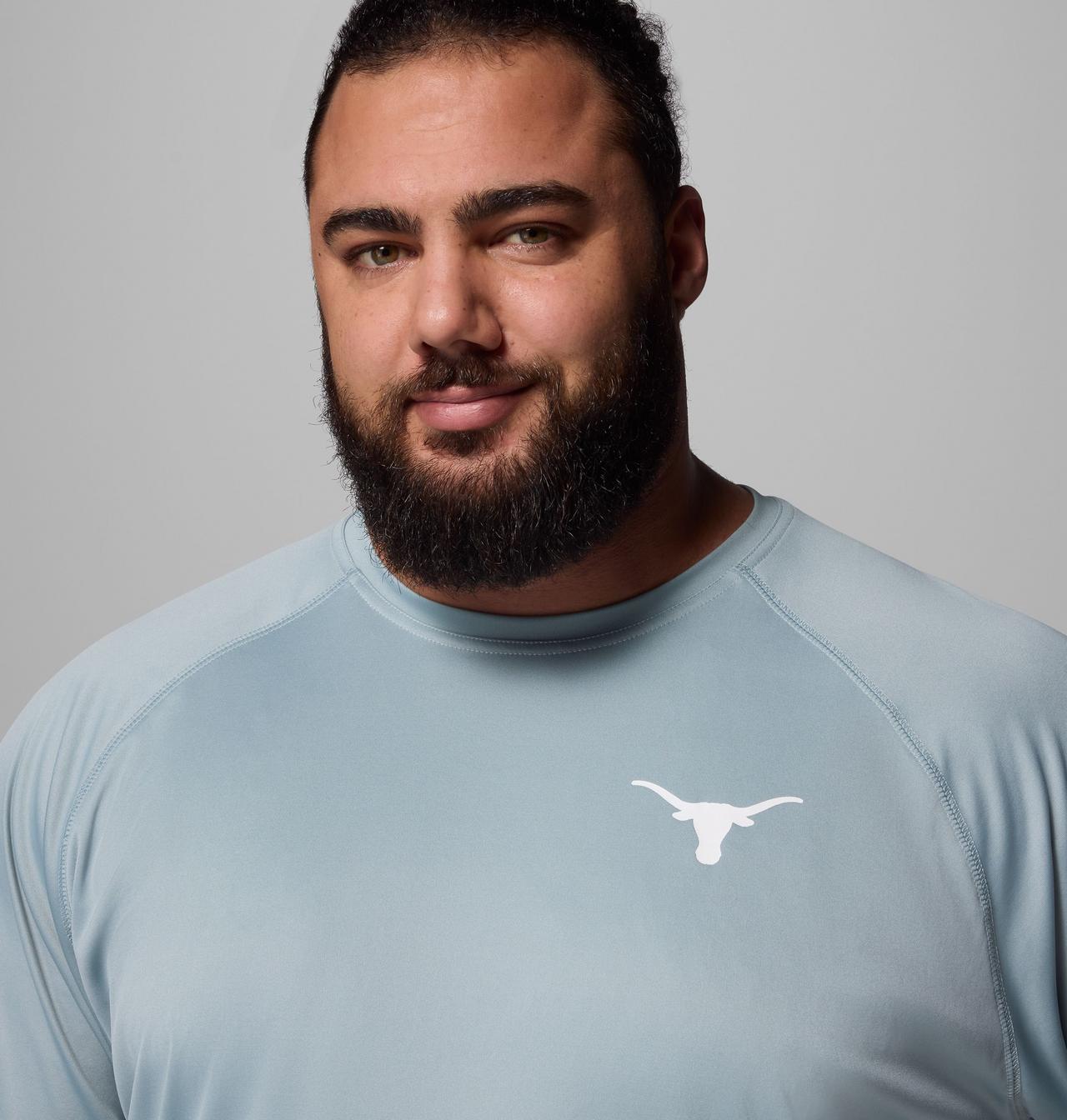 Men's Collegiate PFG Terminal Tackle™ Long Sleeve Shirt - Big - Texas 5