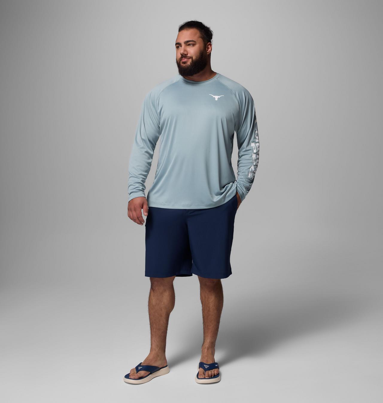 Men's Collegiate PFG Terminal Tackle™ Long Sleeve Shirt - Big - Texas 2