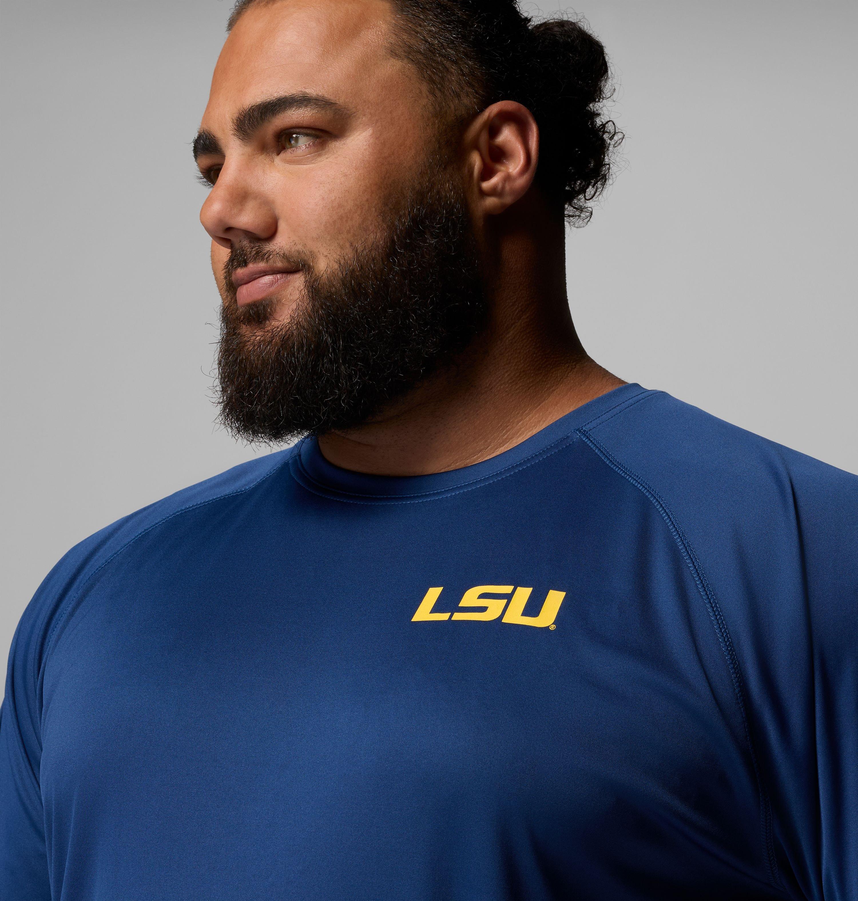 Men's Collegiate PFG Terminal Tackle Long Sleeve Shirt - Big - LSU 5