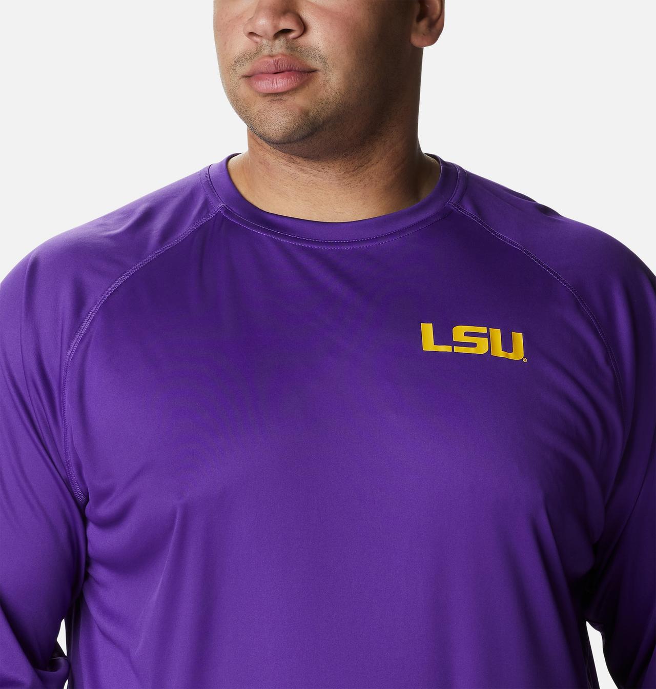 Men's Collegiate PFG Terminal Tackle™ Long Sleeve Shirt - Big - LSU 4