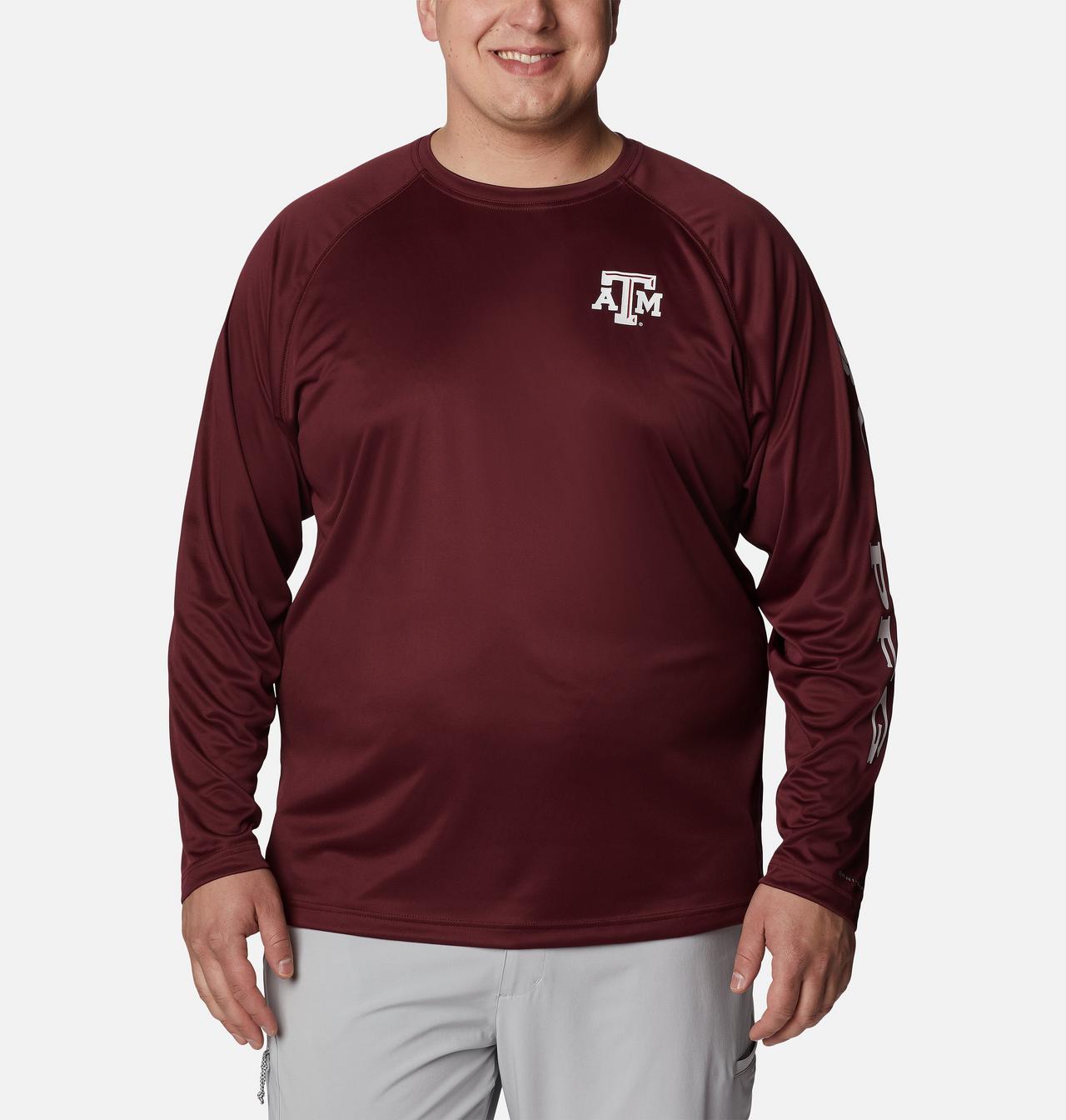 Men's Collegiate PFG Terminal Tackle™ Long Sleeve Shirt - Big - Texas A&M 1