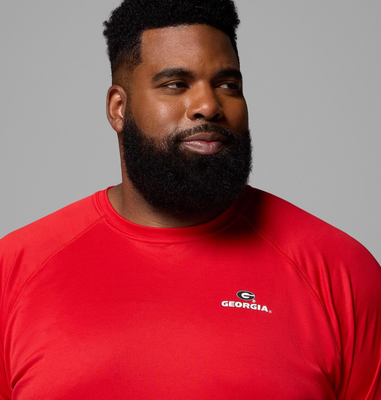 Men's Collegiate PFG Terminal Tackle™ Long Sleeve Shirt - Big - Georgia 5