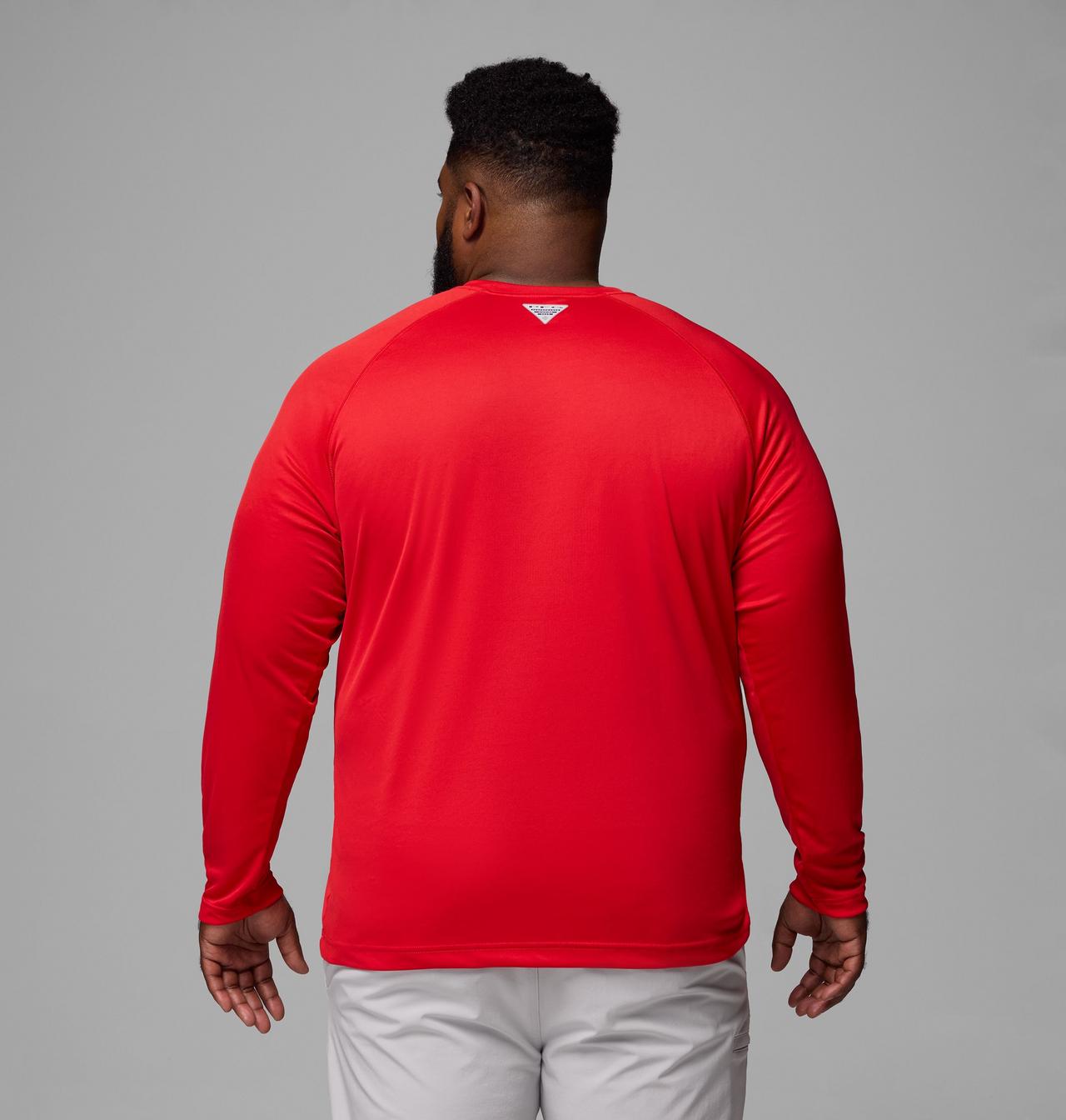 Men's Collegiate PFG Terminal Tackle™ Long Sleeve Shirt - Big - Georgia 3