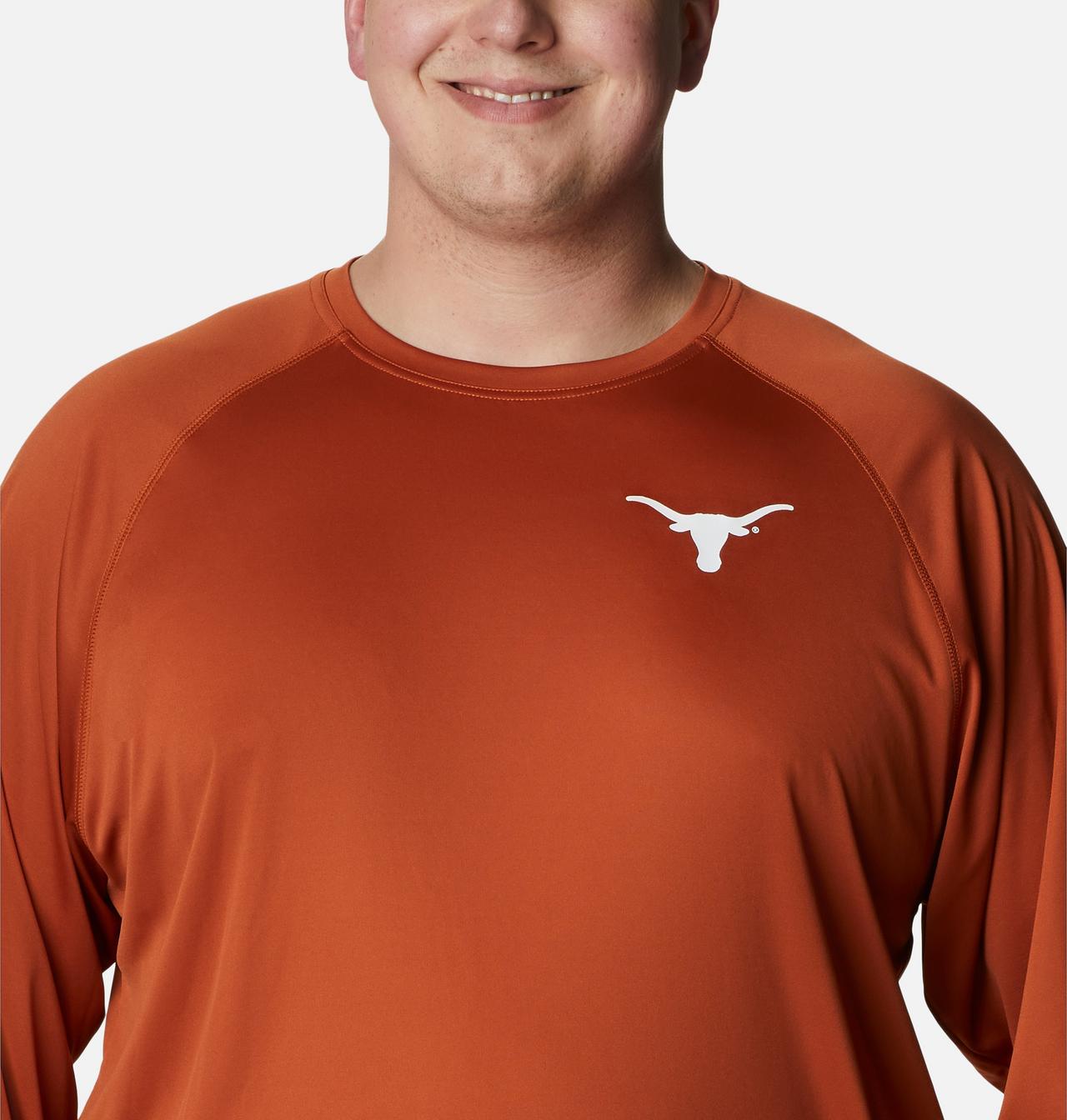 Men's Collegiate PFG Terminal Tackle™ Long Sleeve Shirt - Big - Texas 4
