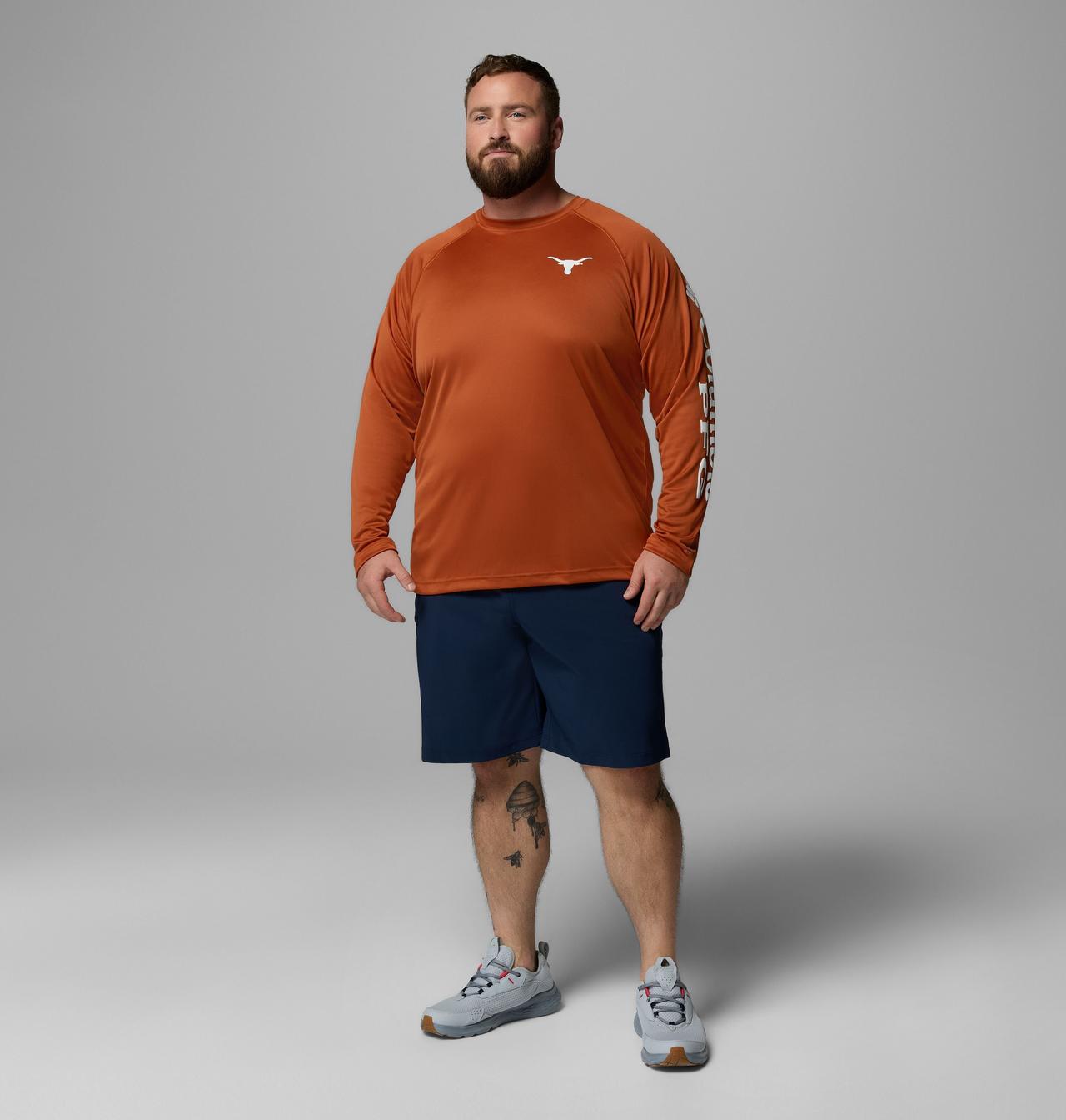 Men's Collegiate PFG Terminal Tackle™ Long Sleeve Shirt - Big - Texas 2