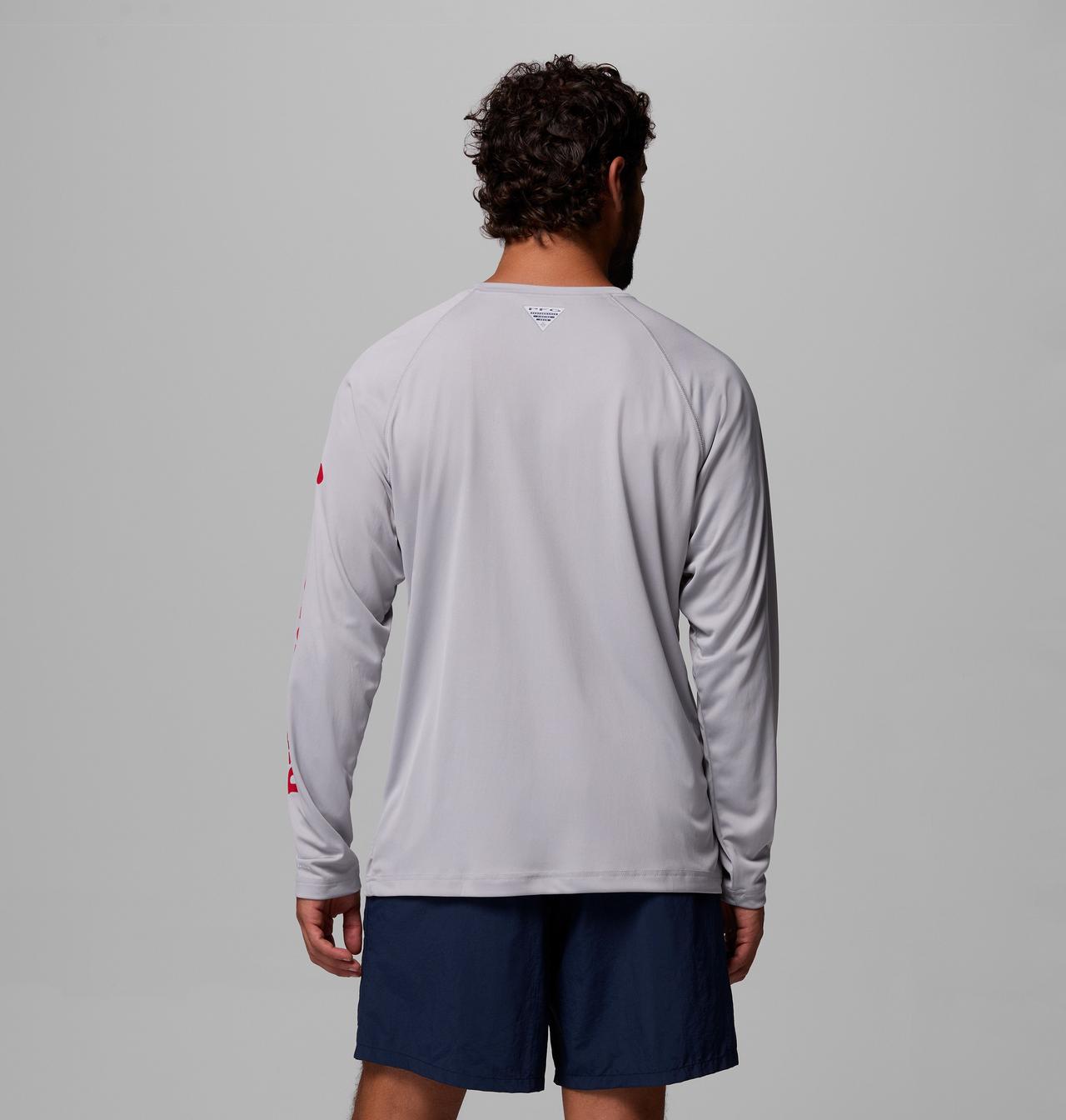 Men's Collegiate PFG Terminal Tackle Long Sleeve Shirt - Tall - Georgia 3