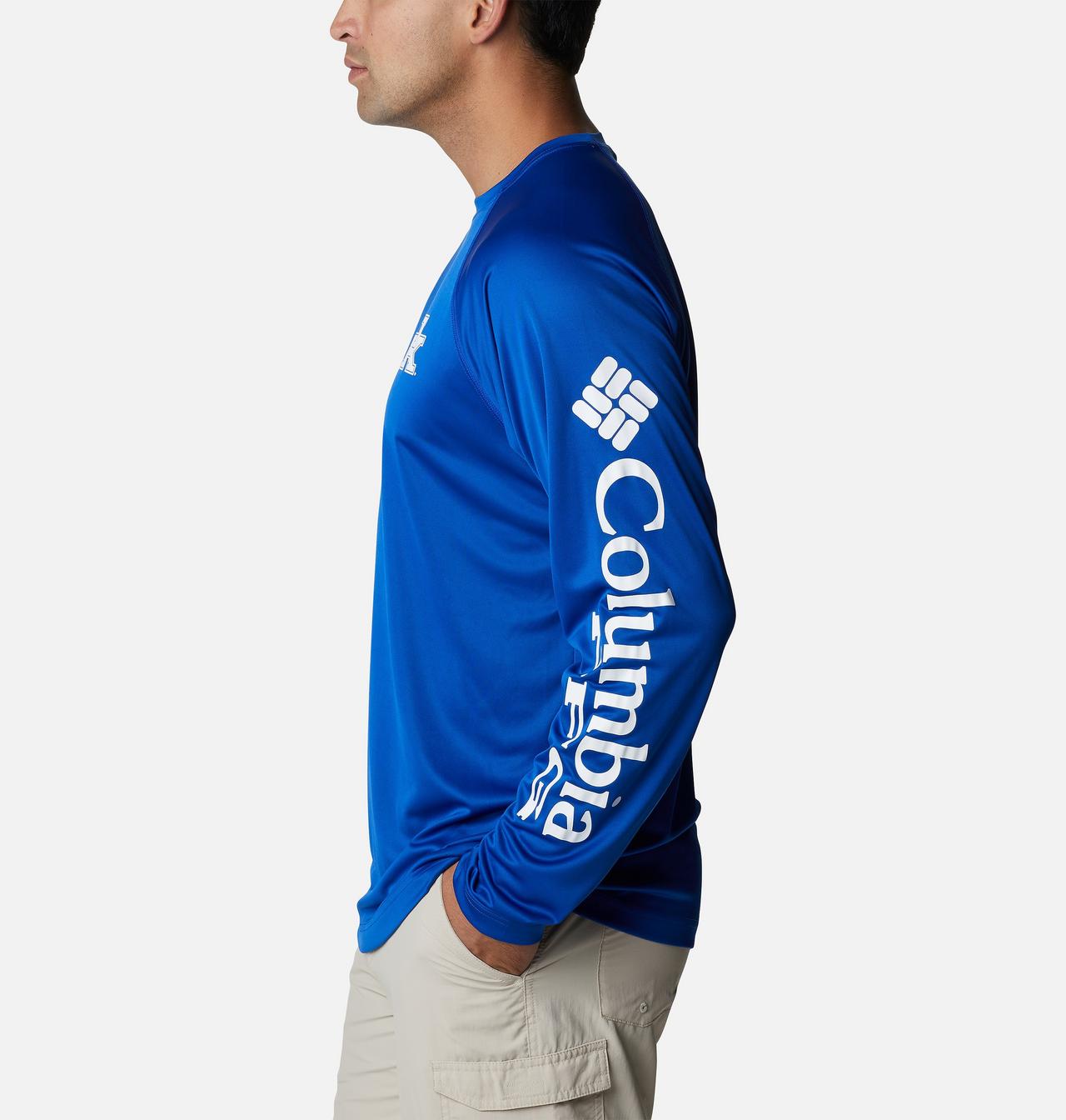 Men's Collegiate PFG Terminal Tackle™ Long Sleeve Shirt - Tall - Kentucky 3