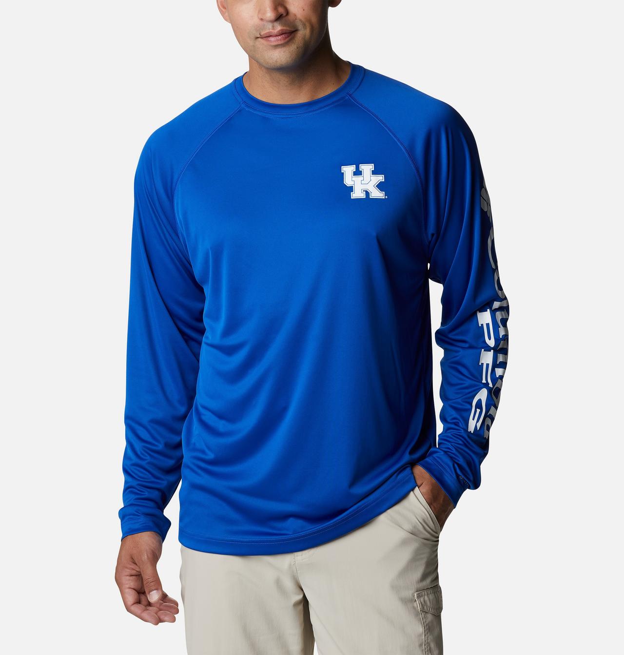 Men's Collegiate PFG Terminal Tackle™ Long Sleeve Shirt - Tall - Kentucky 1