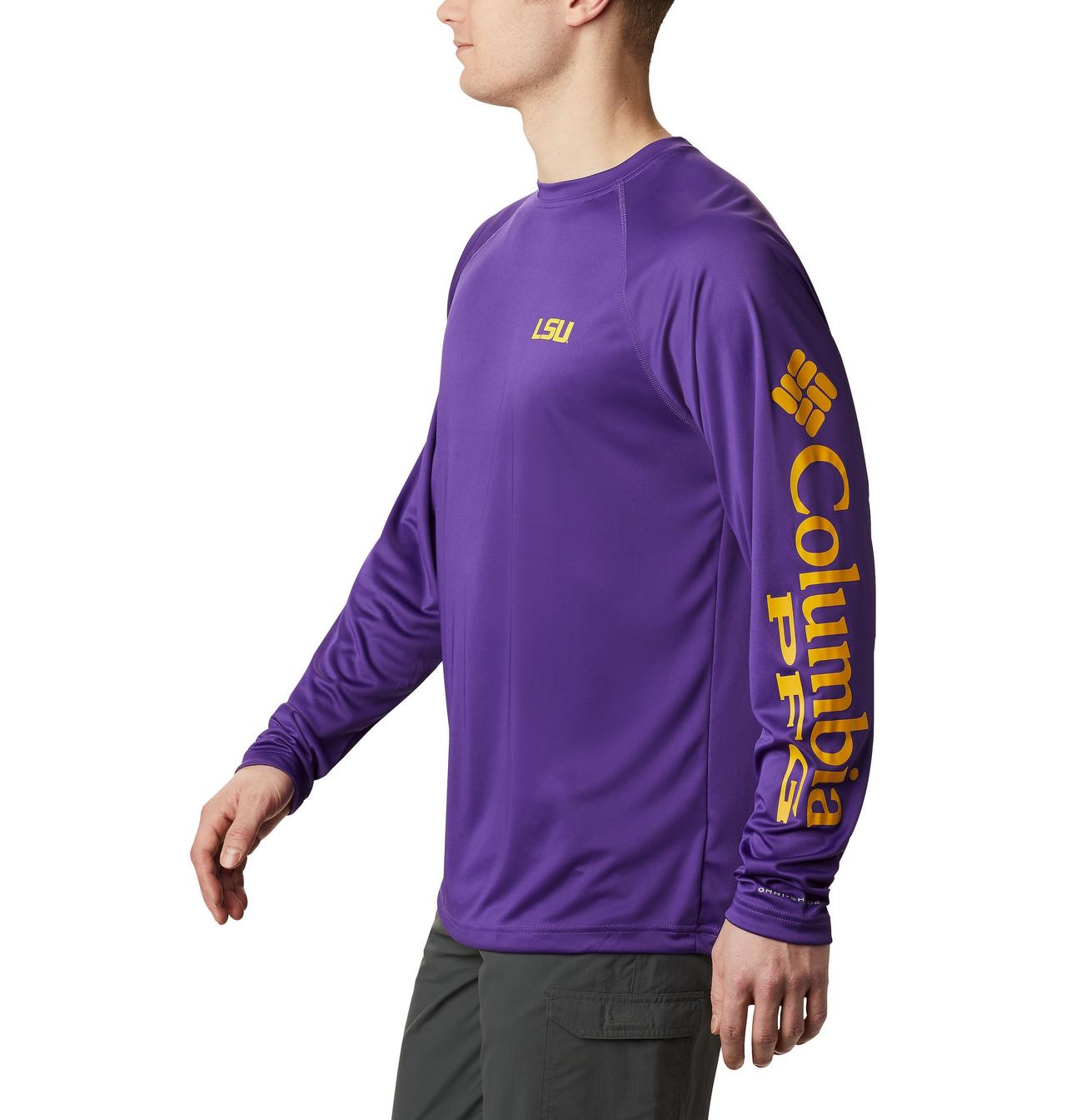 Men's Collegiate PFG Terminal Tackle™ Long Sleeve Shirt - Tall - LSU 3