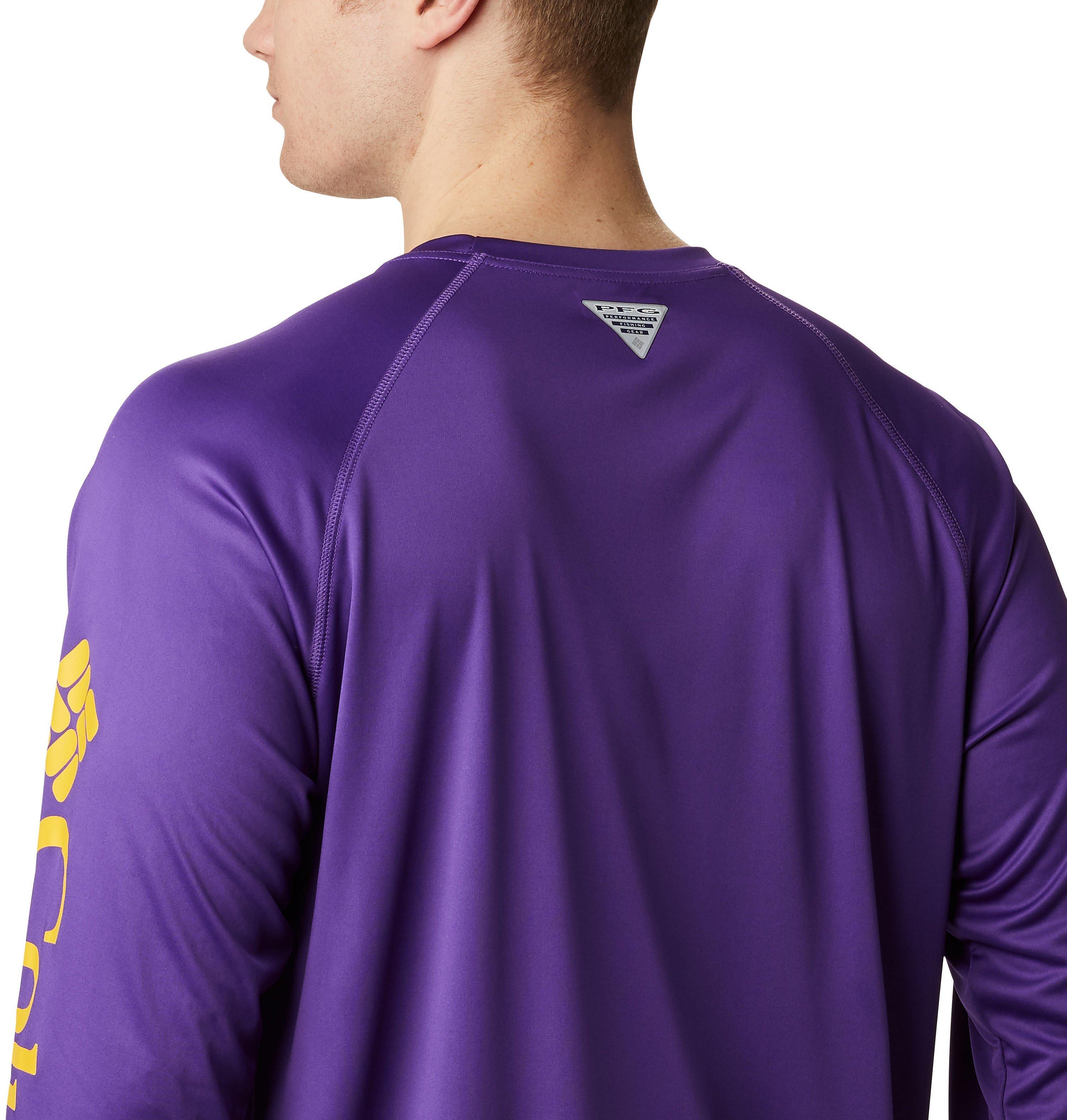 Men's Collegiate PFG Terminal Tackle Long Sleeve Shirt - Tall - LSU 5