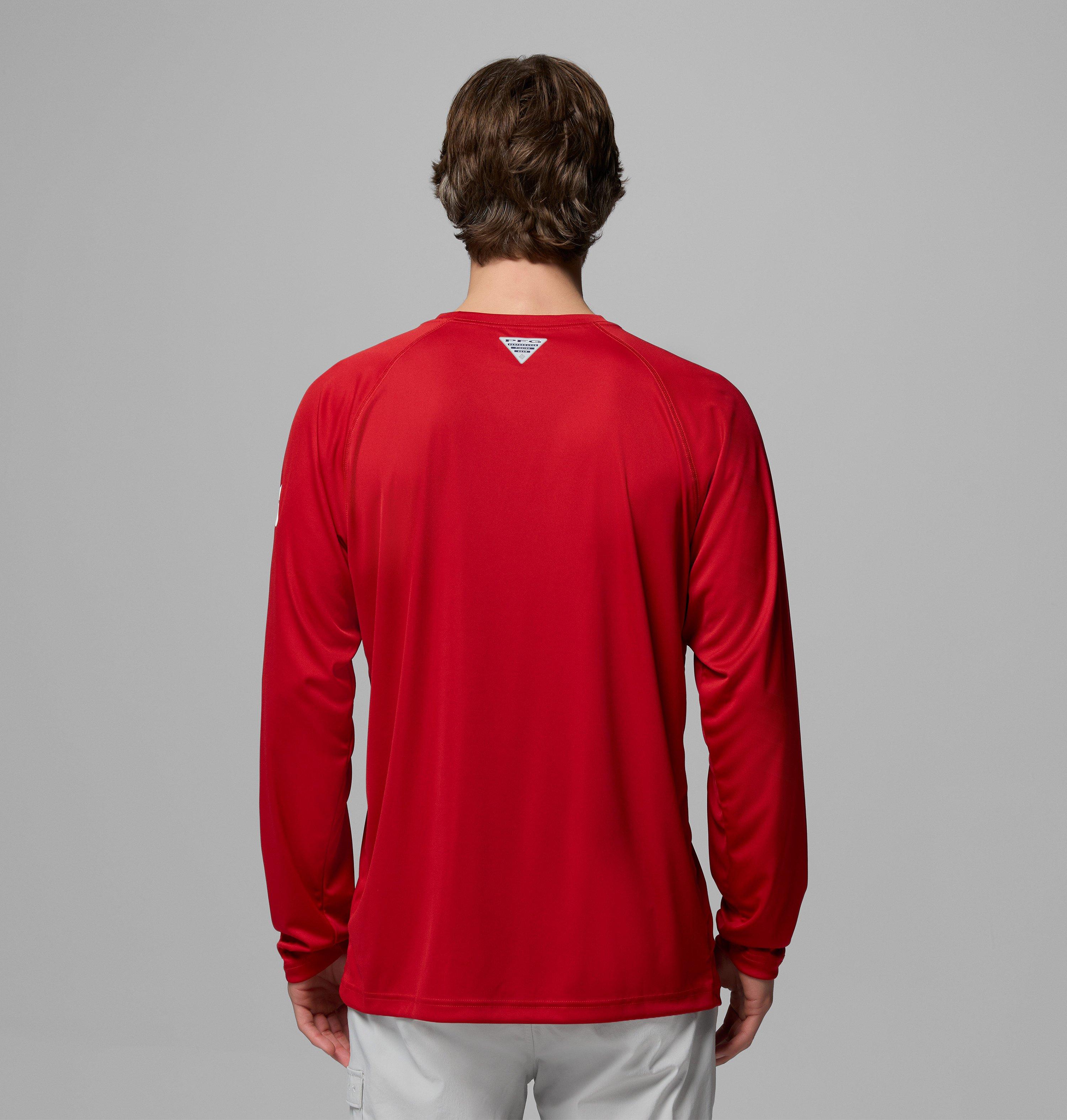 Men's Collegiate PFG Terminal Tackle Long Sleeve Shirt - Tall - Ohio State 3