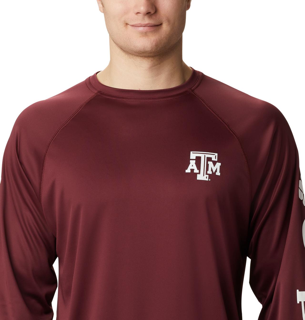 Men's Collegiate PFG Terminal Tackle™ Long Sleeve Shirt - Tall - Texas A&M 4