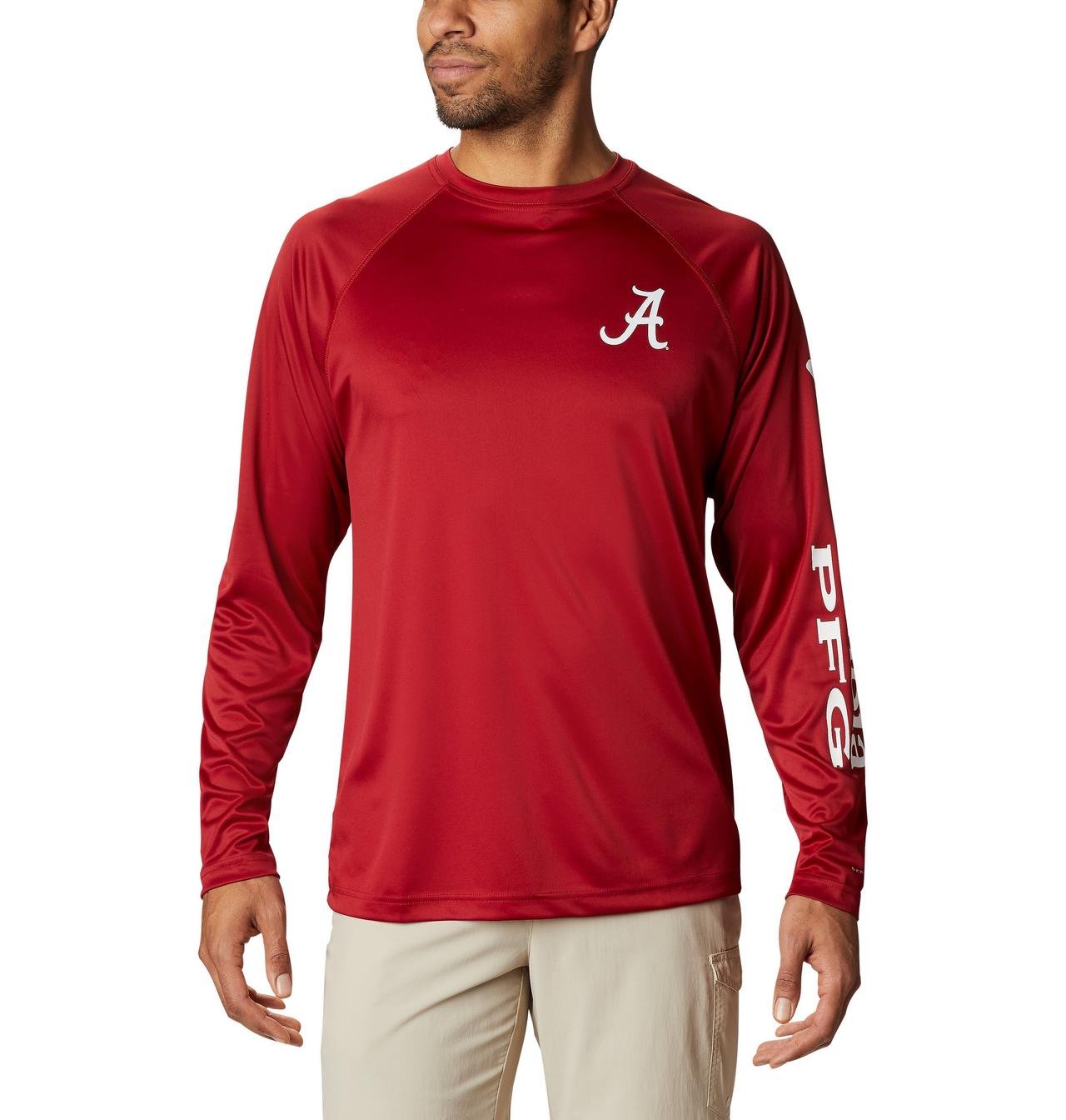 Men's Collegiate PFG Terminal Tackle™ Long Sleeve Shirt - Tall - Alabama 1