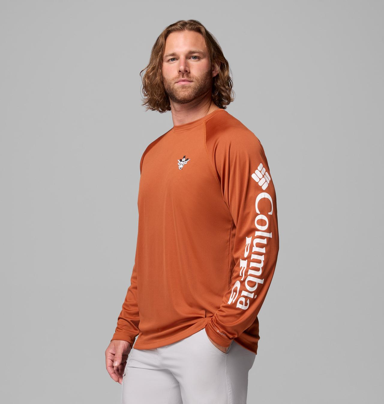 Men's Collegiate PFG Terminal Tackle™ Long Sleeve Shirt - Tall - Texas 4