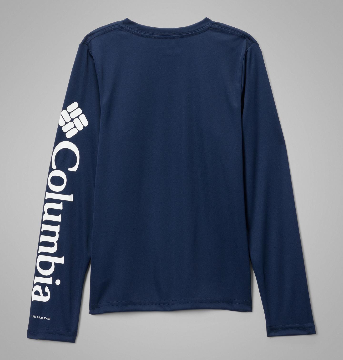 Детская рубашка Columbia Collegiate PFG Terminal Tackle Long Sleeve Shirt - Dallas Cowboys, цвет: Тёмно-синий / Белый — фото 2
