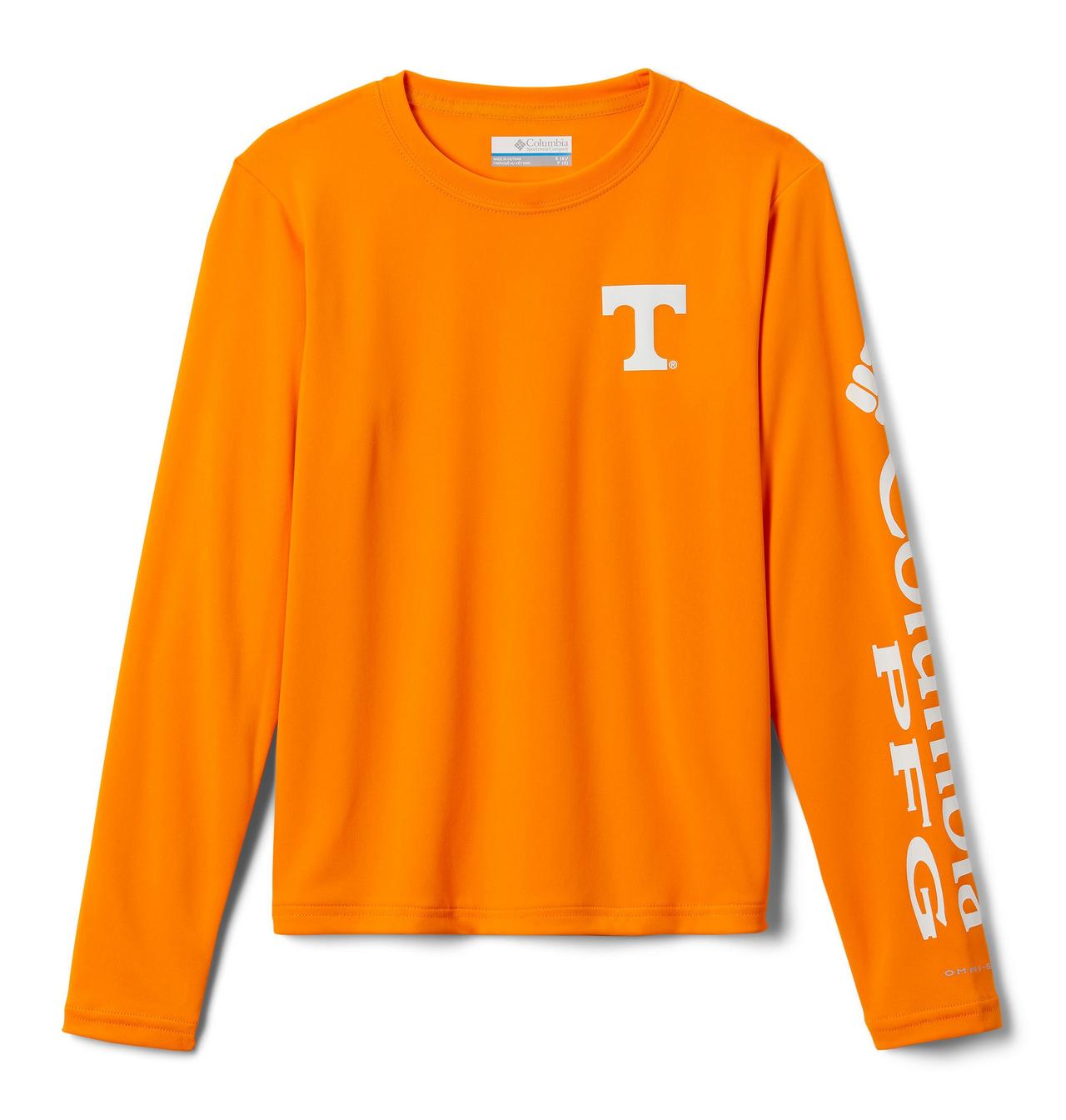 Kids' Collegiate PFG Terminal Tackle™ Long Sleeve Shirt - Tennessee 1