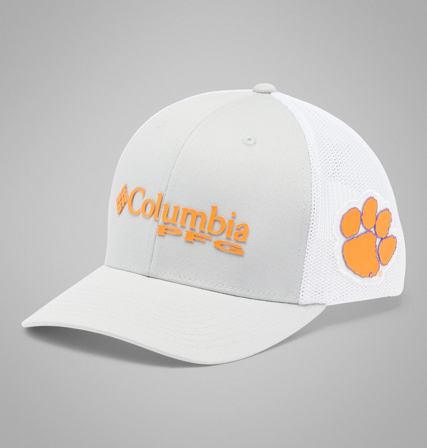 Кепка Columbia PFG Mesh Snap Back Ball - Clemson, цвет: Холодный серый — фото 1