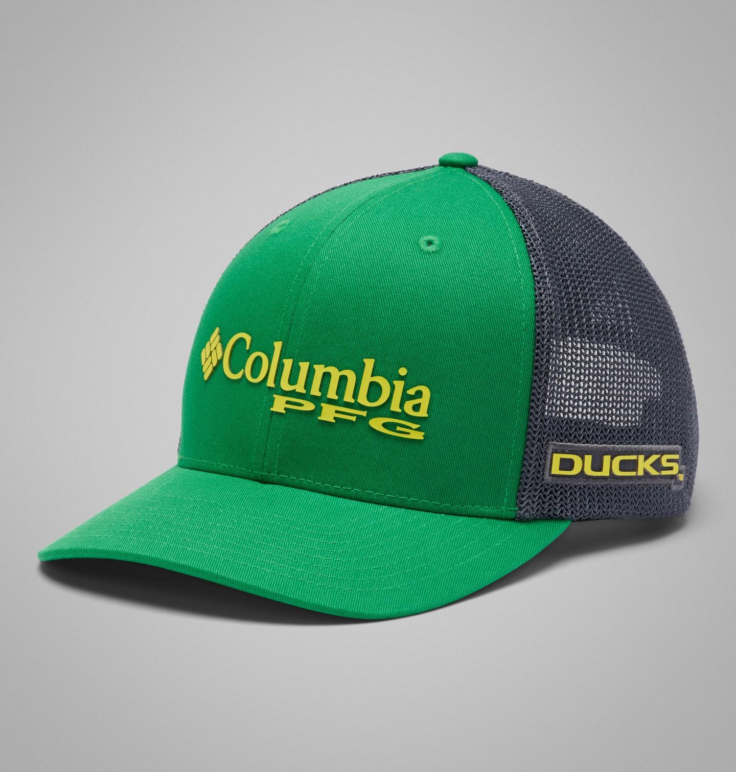Кепка Columbia PFG Mesh Snap Back Ball - Oregon, цвет: Зелёный / Графитовый — фото 1