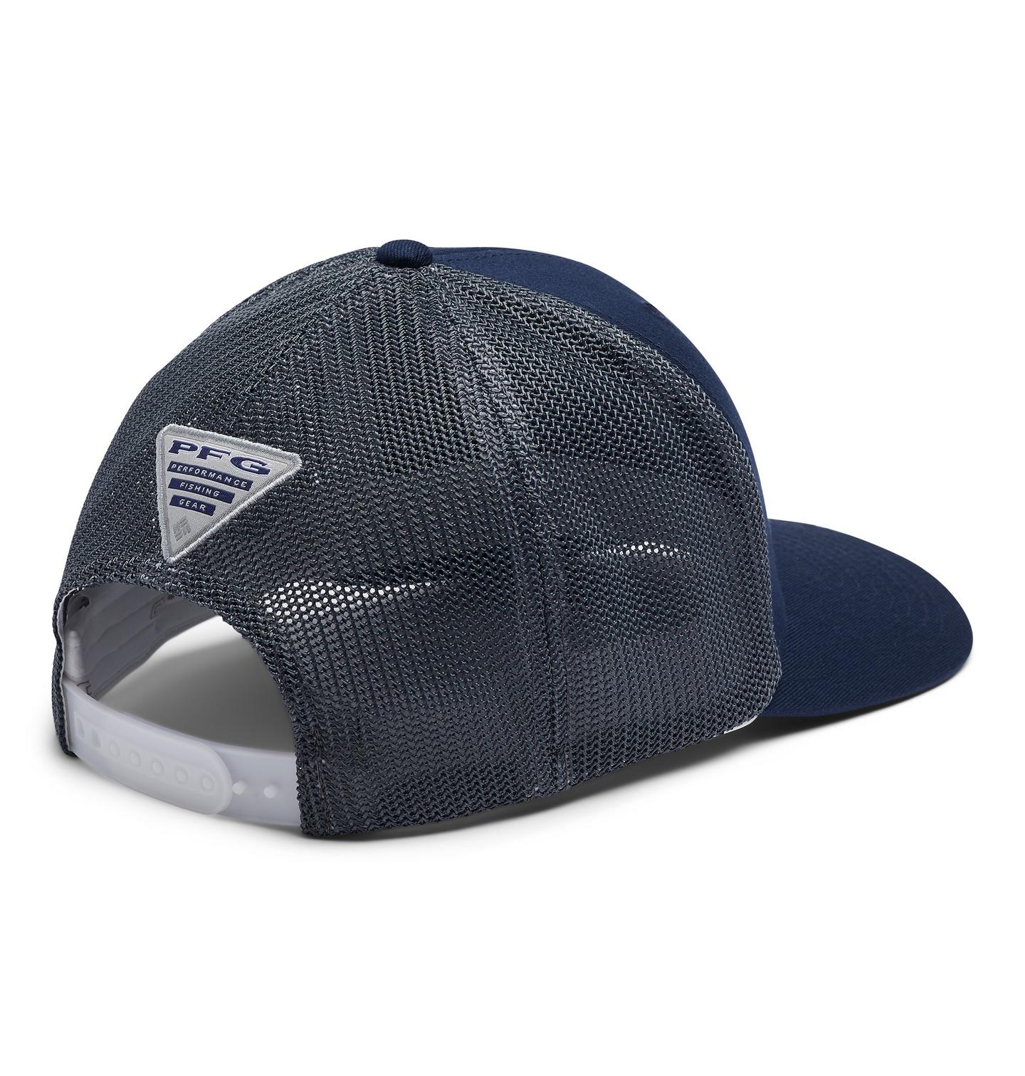 Кепка Columbia PFG Mesh Snap Back Ball - Auburn, цвет: Тёмно-синий / Графитовый — фото 2