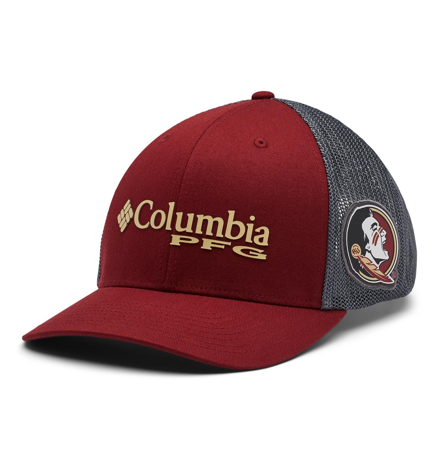 Кепка Columbia PFG Mesh Snap Back Ball - Florida State, цвет: Графитовый — фото 1