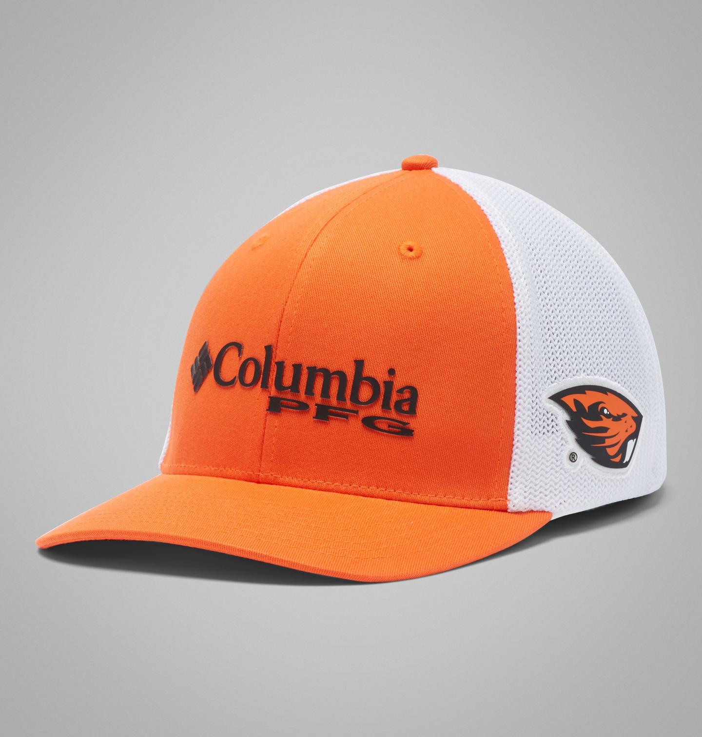 Кепка Columbia PFG Mesh Snap Back Ball - Oregon State, цвет: Оранжевый — фото 1