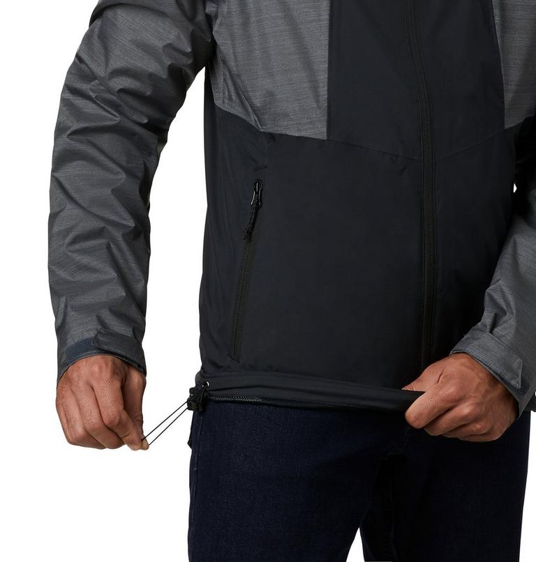 Men's Inner Limits II Waterproof  Jacket - 2023 COLLECTION, Color: Black, Graphite Heather, image 4