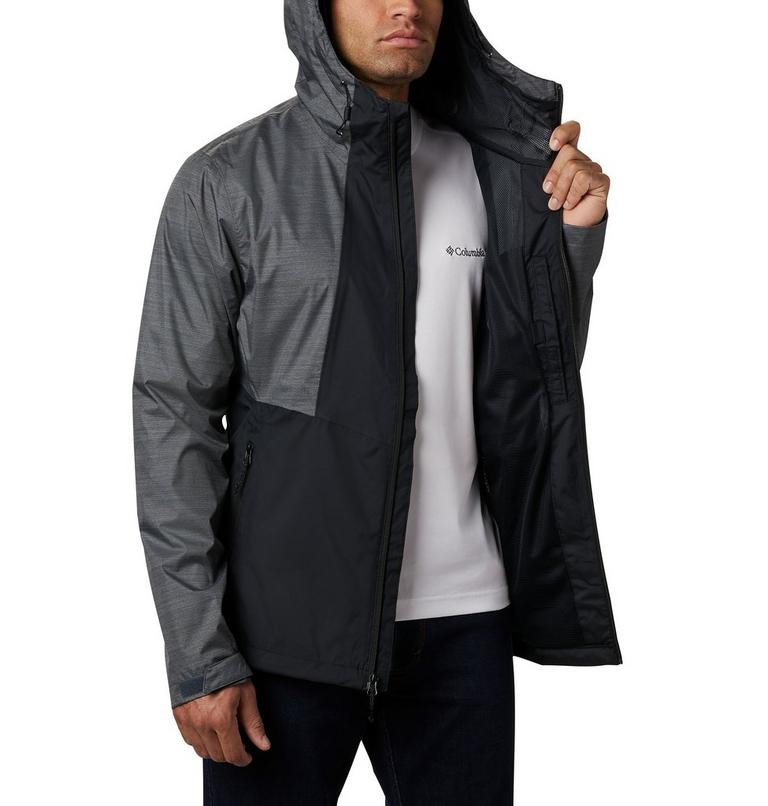 Men's Inner Limits II Waterproof  Jacket - 2023 COLLECTION, Color: Black, Graphite Heather, image 5