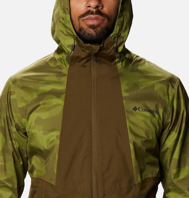 Men's Inner Limits II Waterproof  Jacket - 2023 COLLECTION, Color: New Olive, Matcha Spotted Camo, image 4