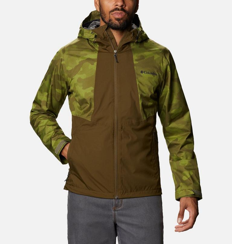Men's Inner Limits II Waterproof  Jacket - 2023 COLLECTION, Color: New Olive, Matcha Spotted Camo, image 1