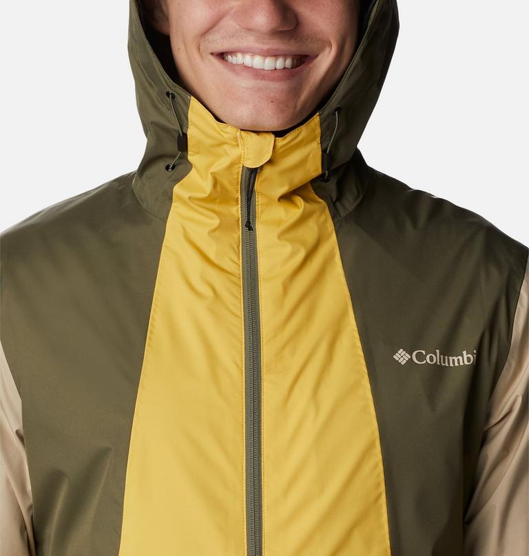Men's Inner Limits II Waterproof  Jacket - 2023 COLLECTION, Color: Golden Nugget, Stone Grn, Ancient Fossil, image 4