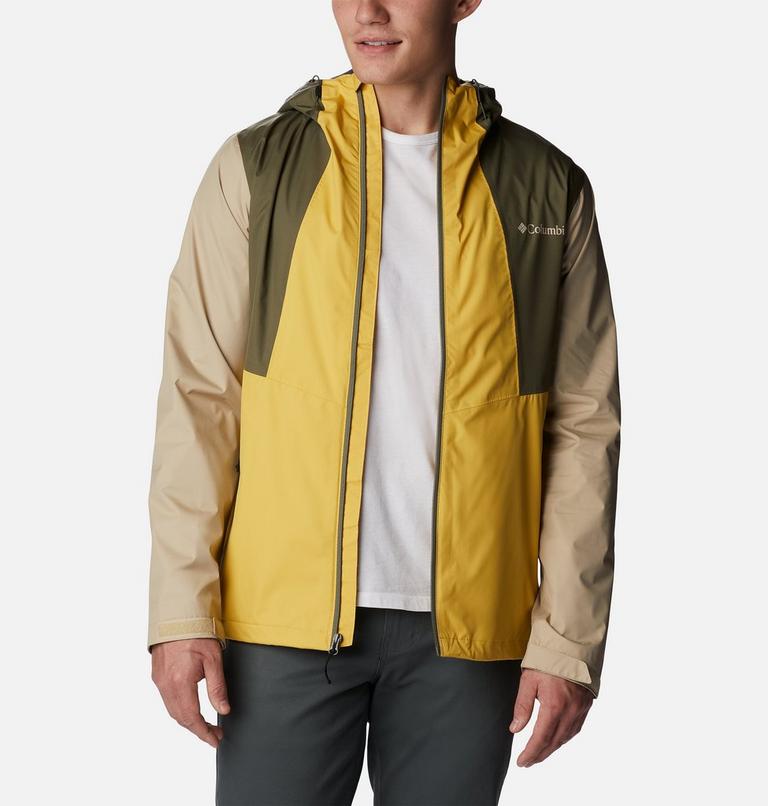 Men's Inner Limits II Waterproof  Jacket - 2023 COLLECTION, Color: Golden Nugget, Stone Grn, Ancient Fossil, image 8