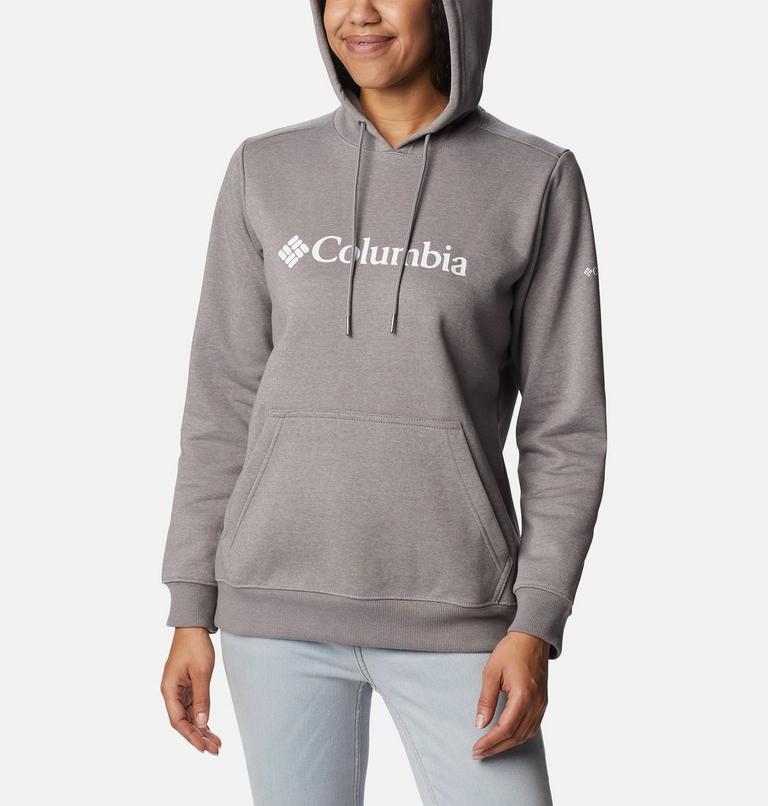 Women's Columbia Logo Hoodie, Color: Light Grey Heather, image 5