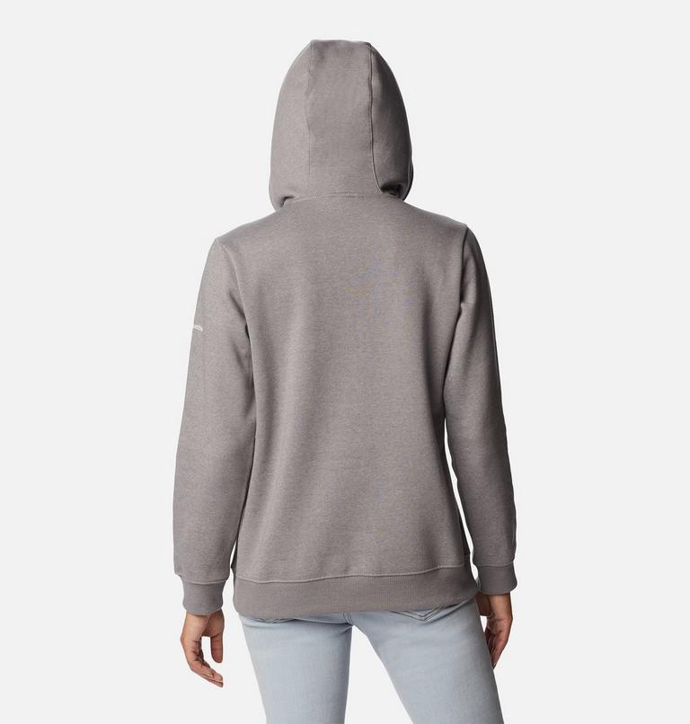 Women's Columbia Logo Hoodie, Color: Light Grey Heather, image 2