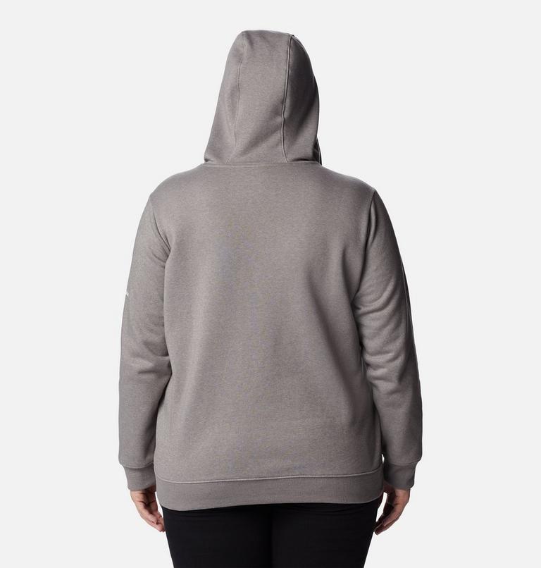 Women's Columbia Logo Hoodie - Plus Size, Color: Light Grey Heather, image 2