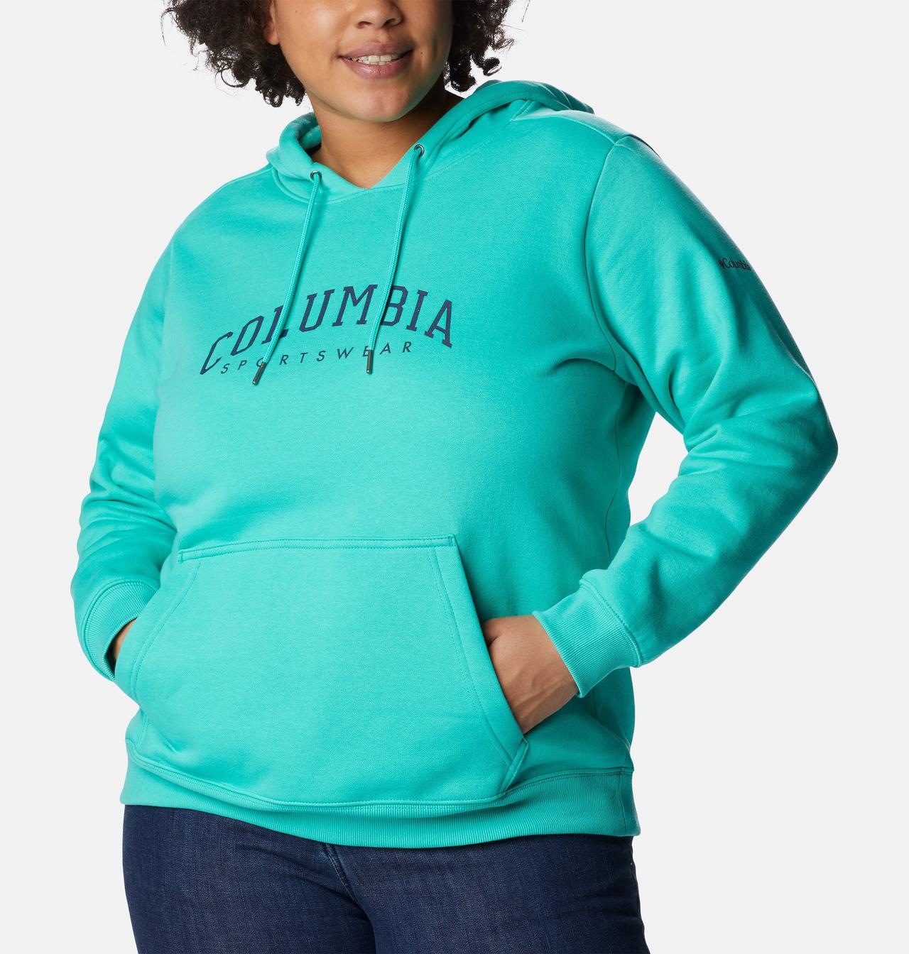 Women's Columbia™ Logo Hoodie - Plus Size 5