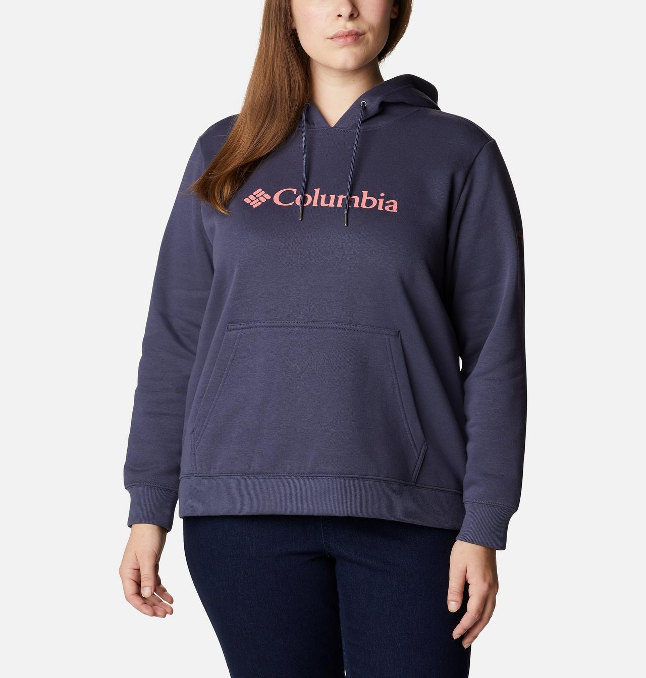 Women's Columbia™ Logo Hoodie - Plus Size 1