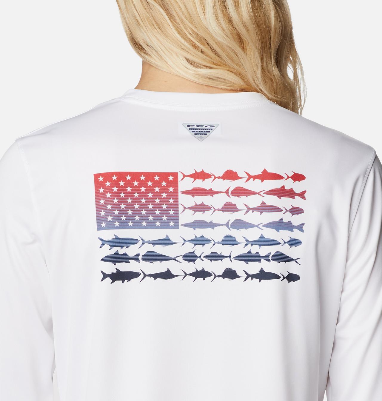 Women's Tidal Tee™ PFG Fish Flag Long Sleeve Shirt 5