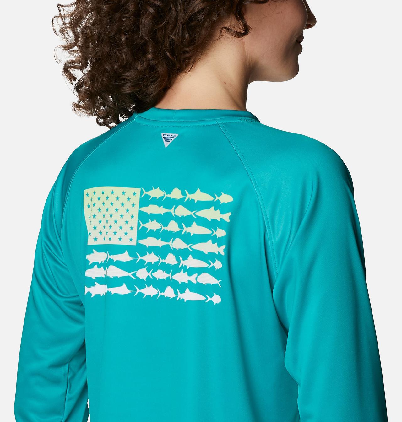 Women's Tidal Tee™ PFG Fish Flag Long Sleeve Shirt 5