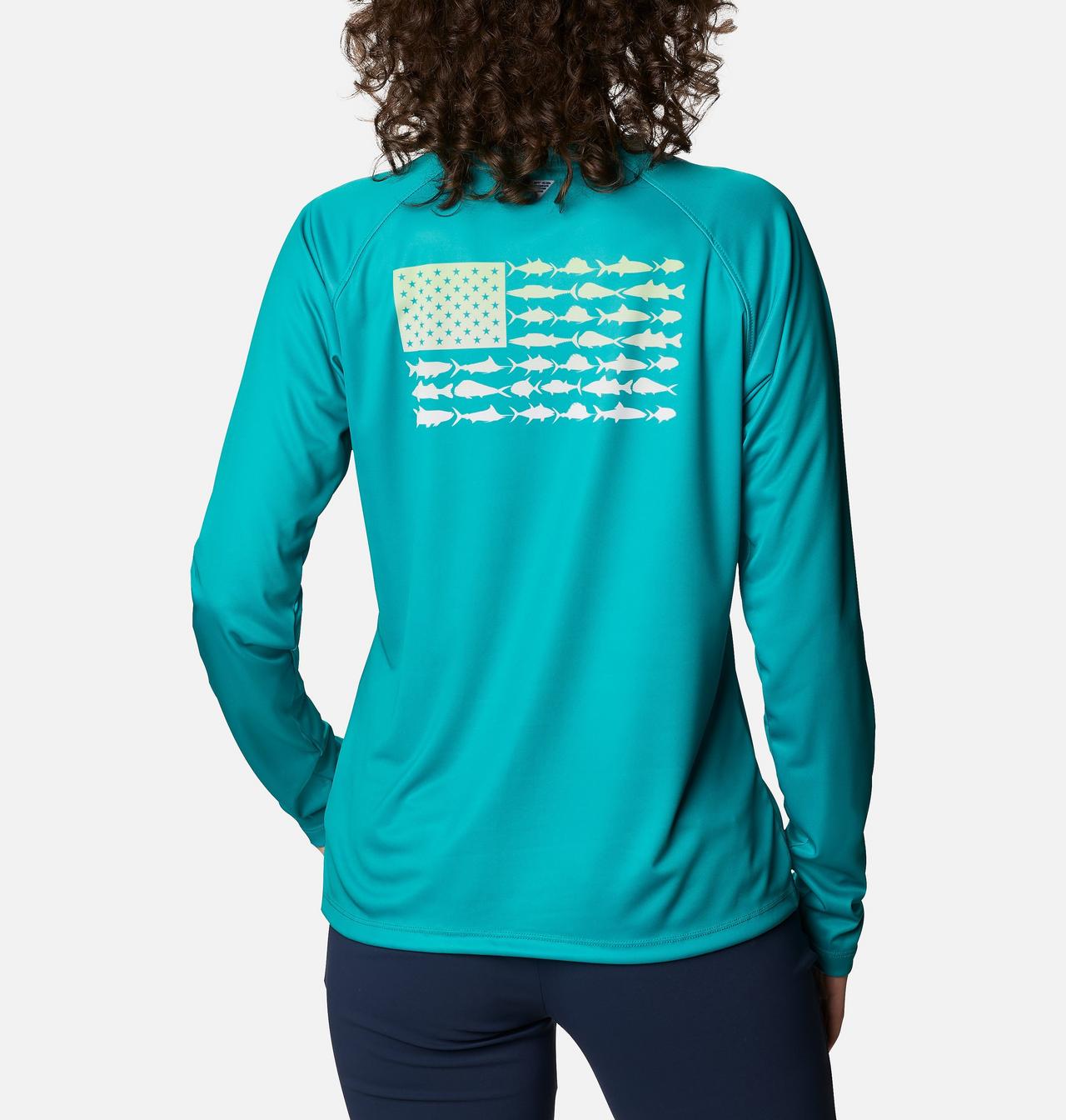 Women's Tidal Tee™ PFG Fish Flag Long Sleeve Shirt 2