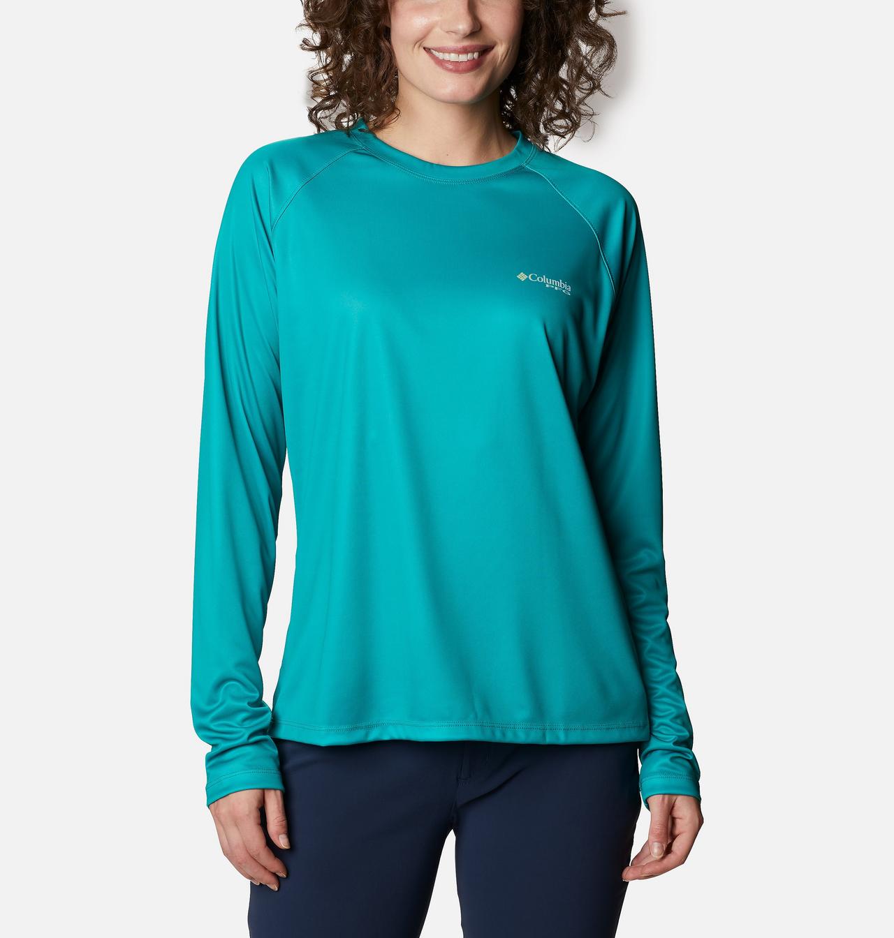 Women's Tidal Tee™ PFG Fish Flag Long Sleeve Shirt 1