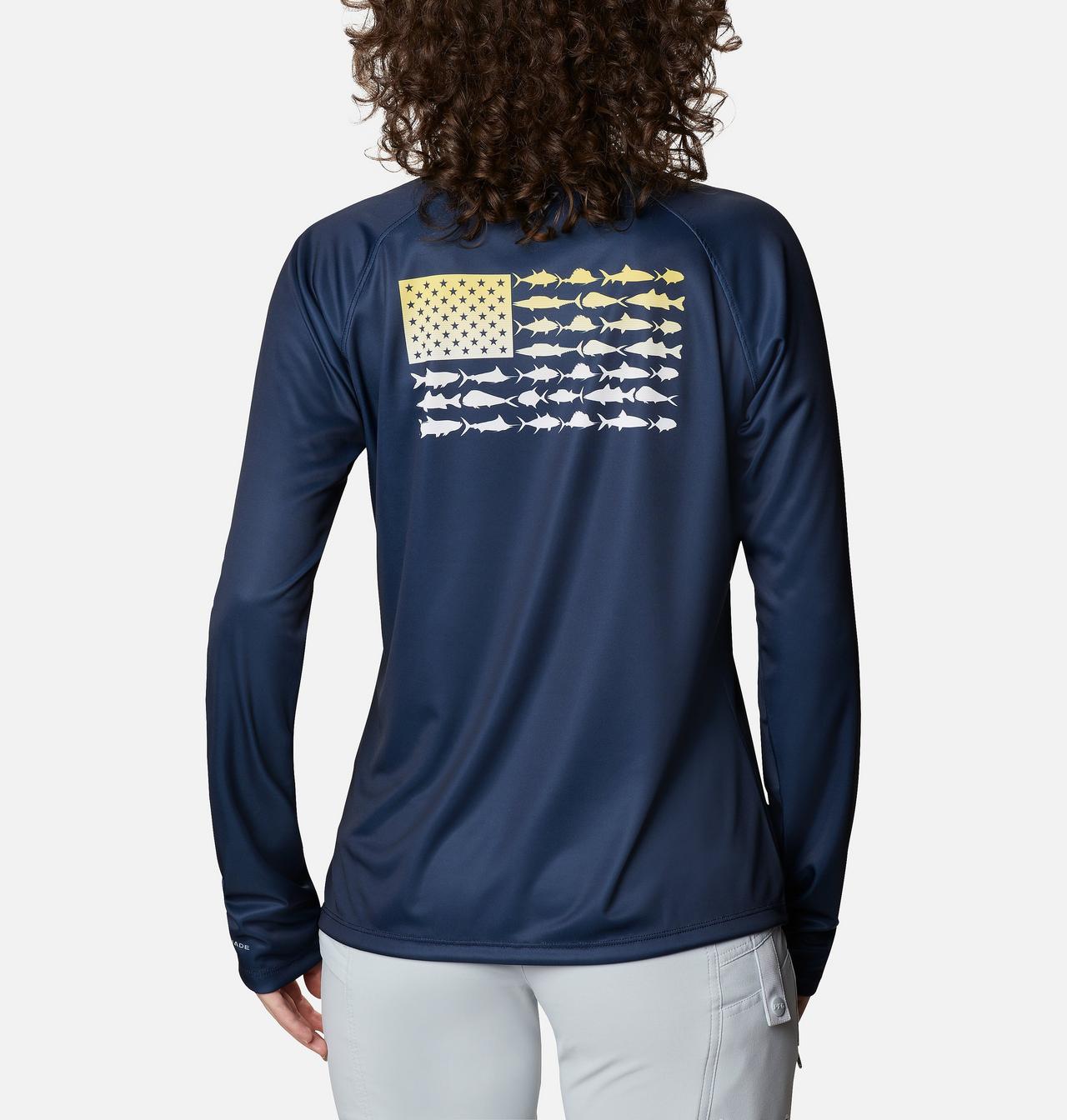 Women's Tidal Tee™ PFG Fish Flag Long Sleeve Shirt 2