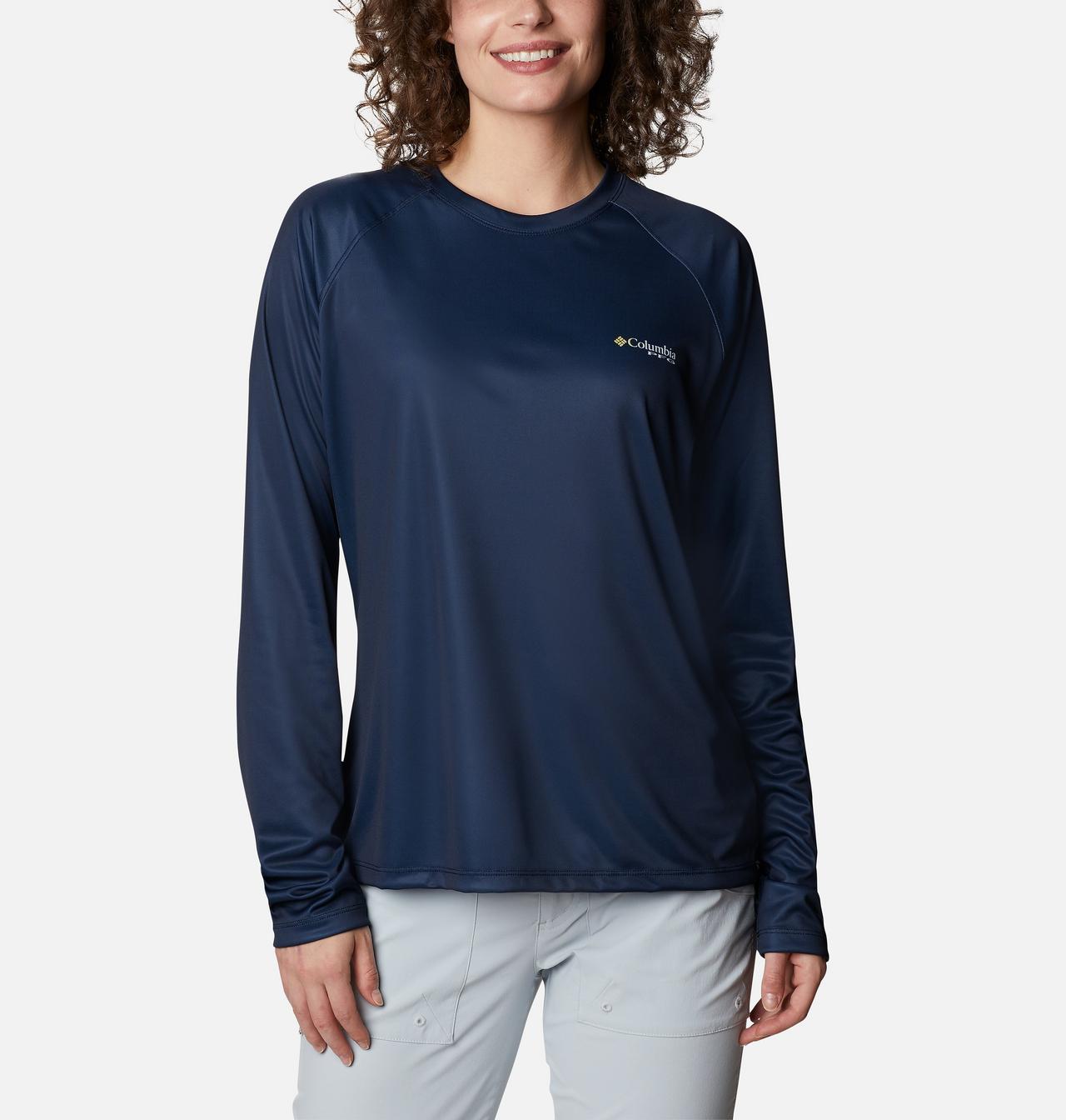 Women's Tidal Tee™ PFG Fish Flag Long Sleeve Shirt 1