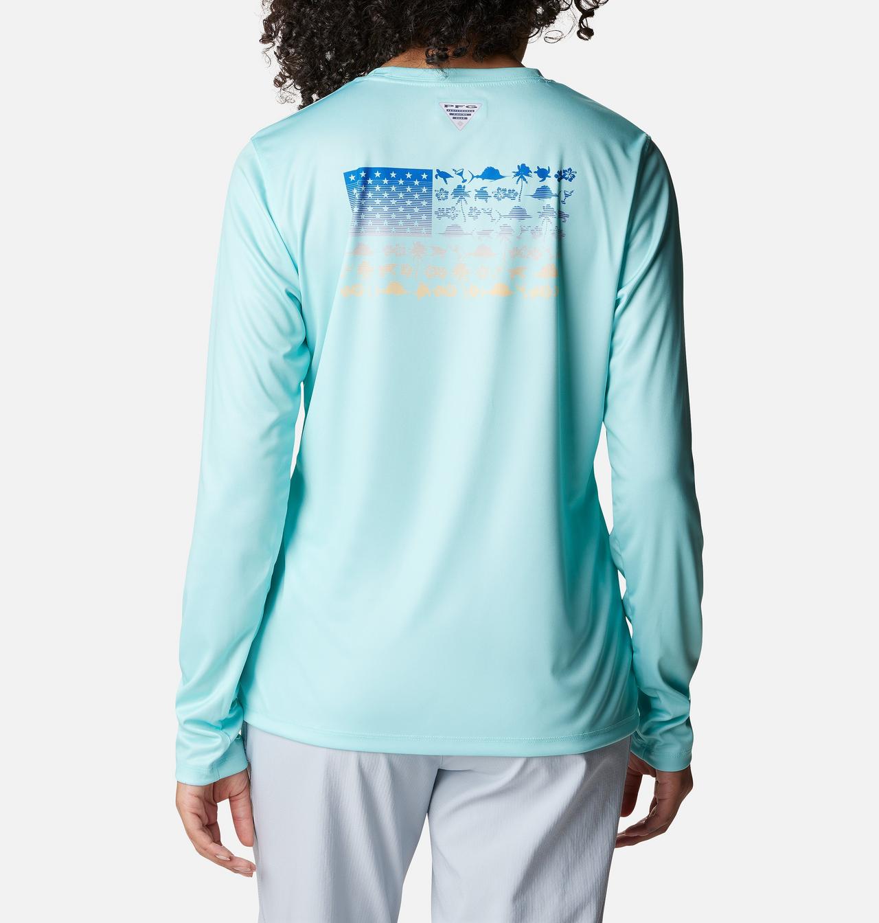 Women's Tidal Tee™ PFG Fish Flag Long Sleeve Shirt 1